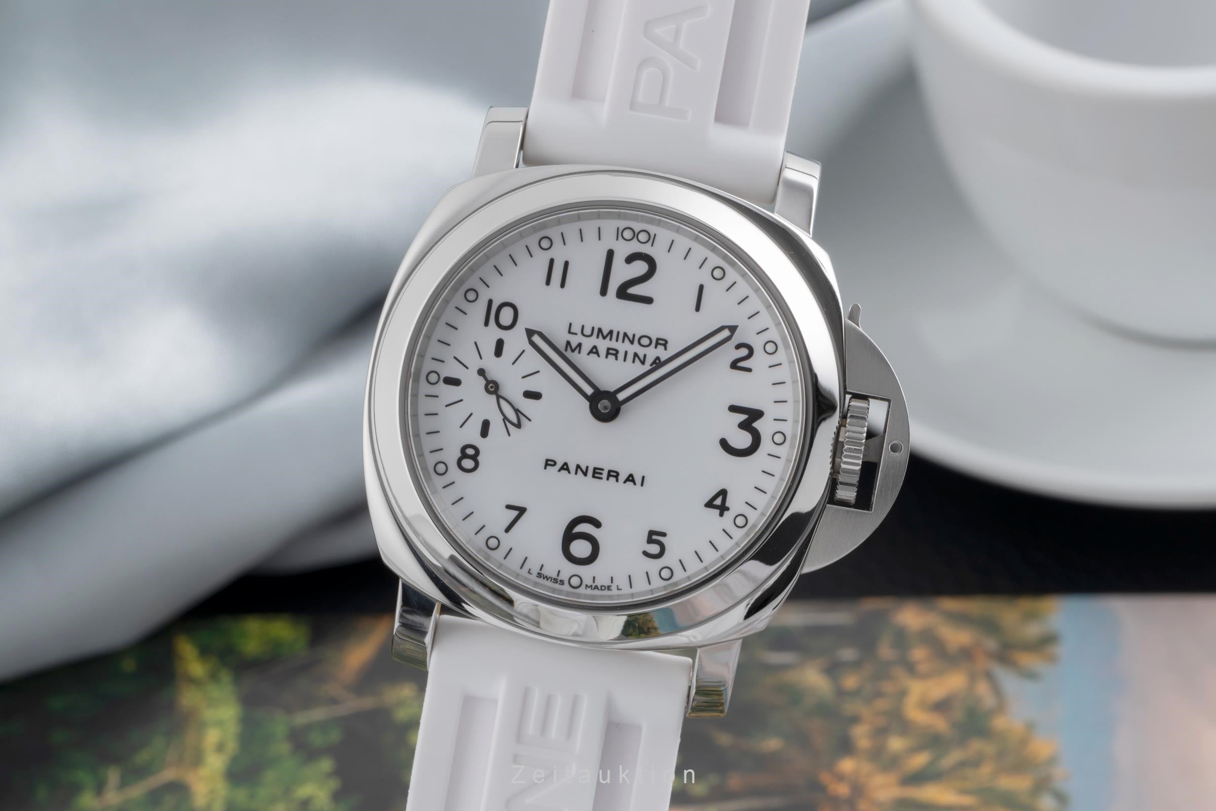 Panerai Luminor Marina steel manual winding men's watch PAM00113  [2502522]