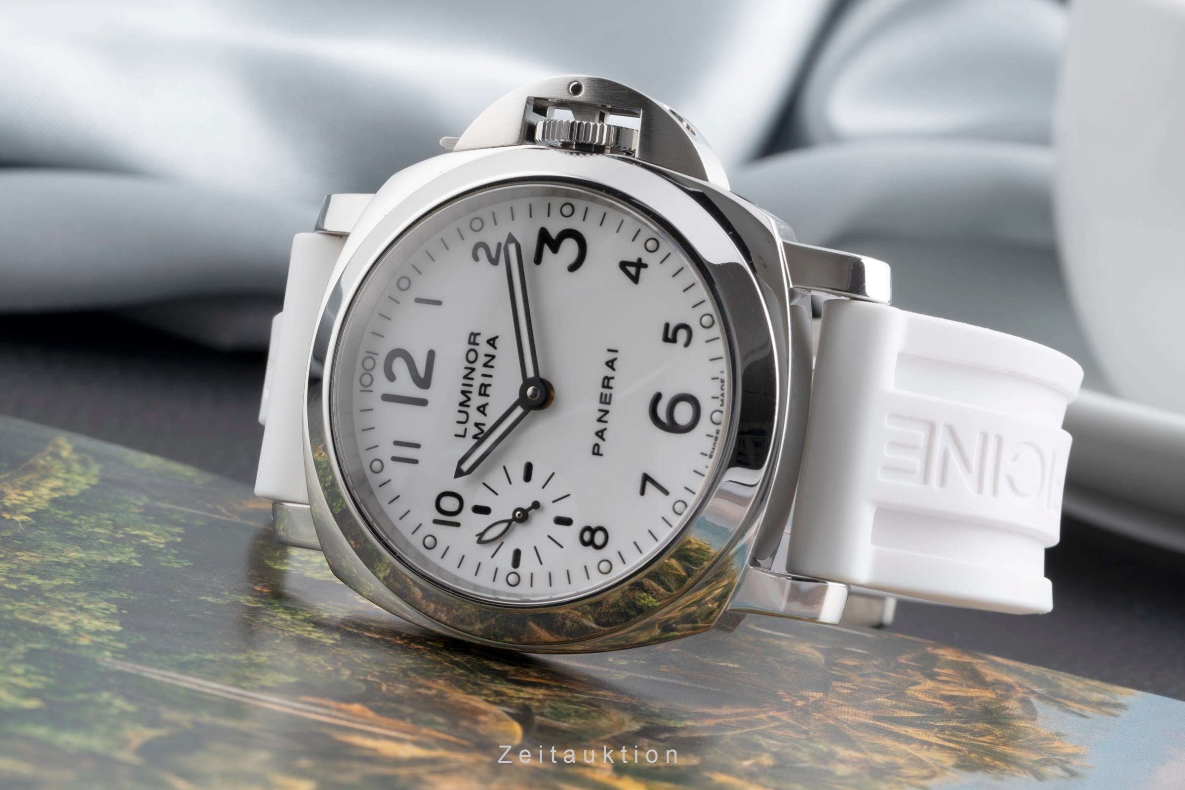Panerai Luminor Marina steel manual winding men's watch PAM00113  [2502522]