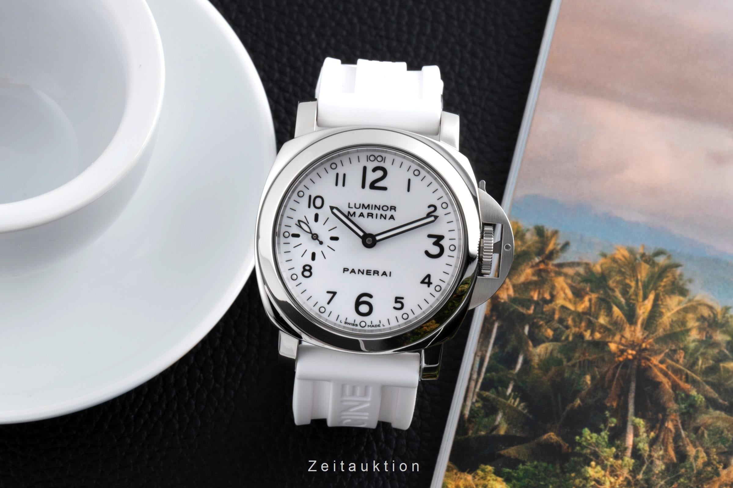 Panerai Luminor Marina steel manual winding men's watch PAM00113  [2502522]