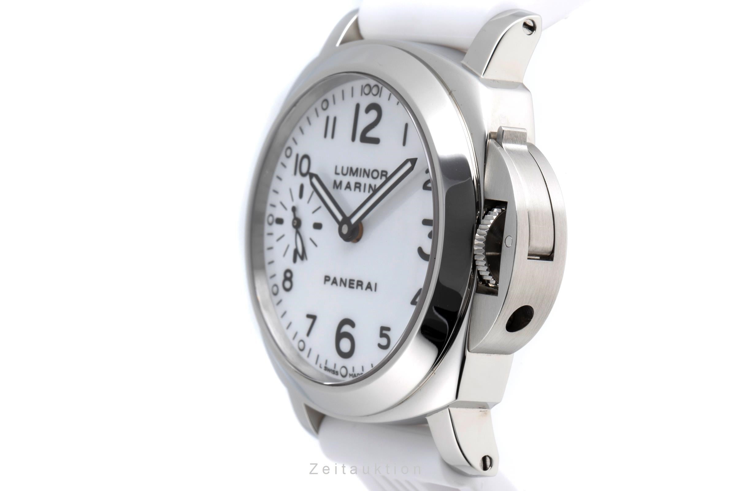 Panerai Luminor Marina steel manual winding men's watch PAM00113  [2502522]