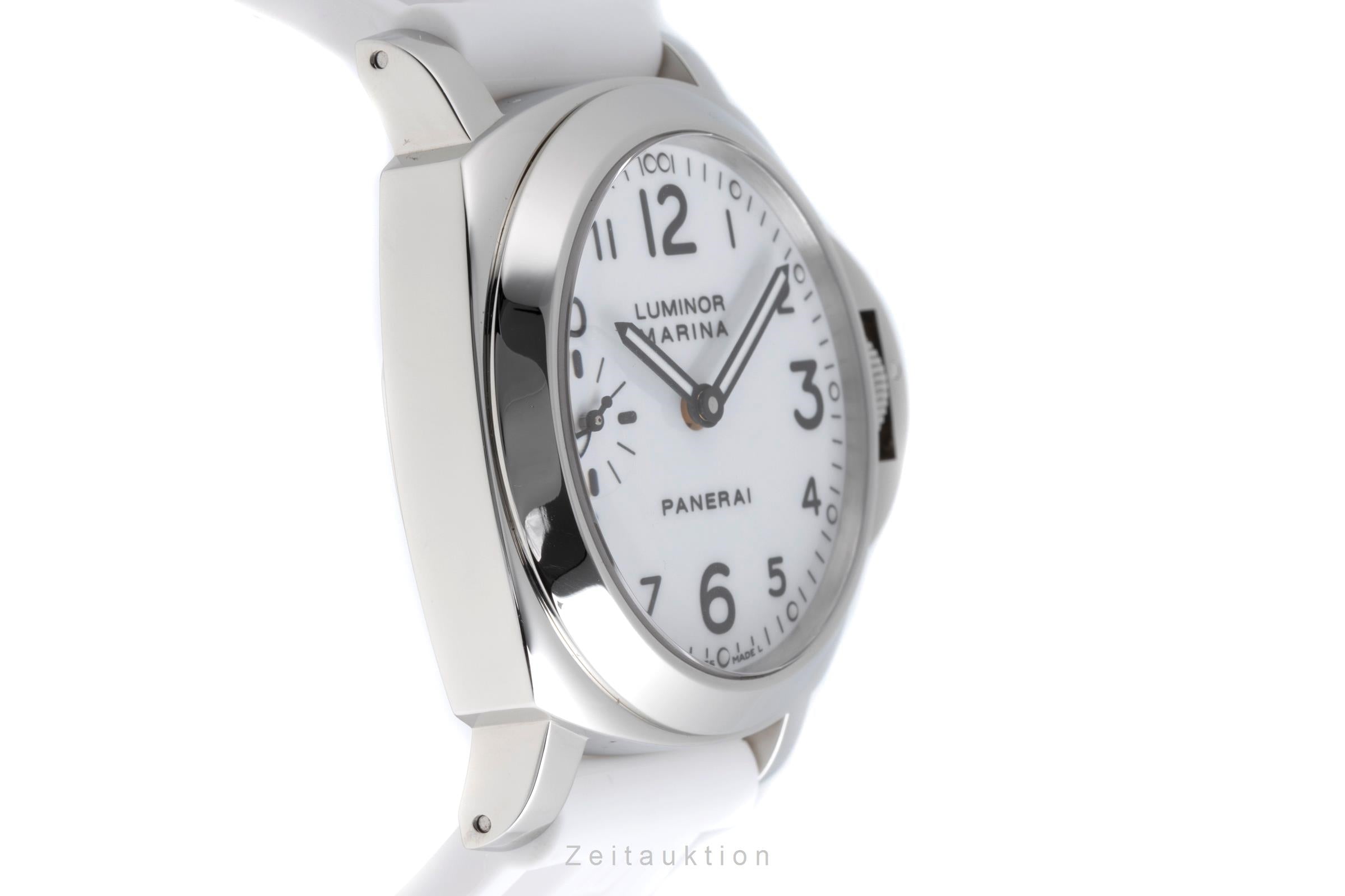 Panerai Luminor Marina steel manual winding men's watch PAM00113  [2502522]