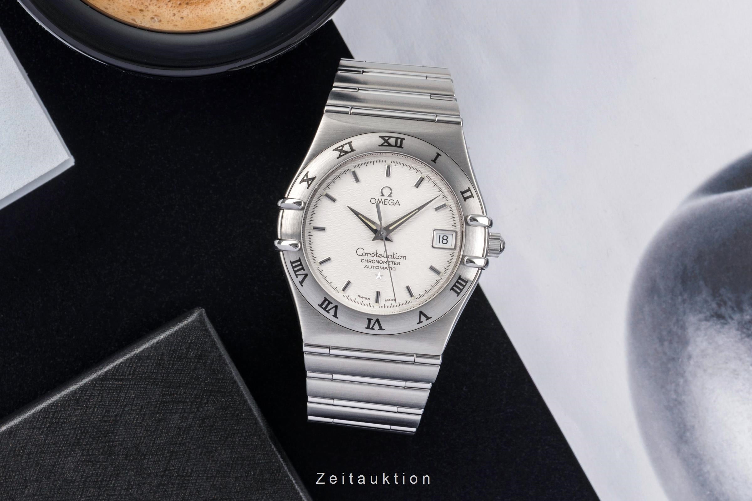 Omega Constellation acciaio automatismo orologio da uomo 1502.30.00 LP: 3200EUR  [2502525]