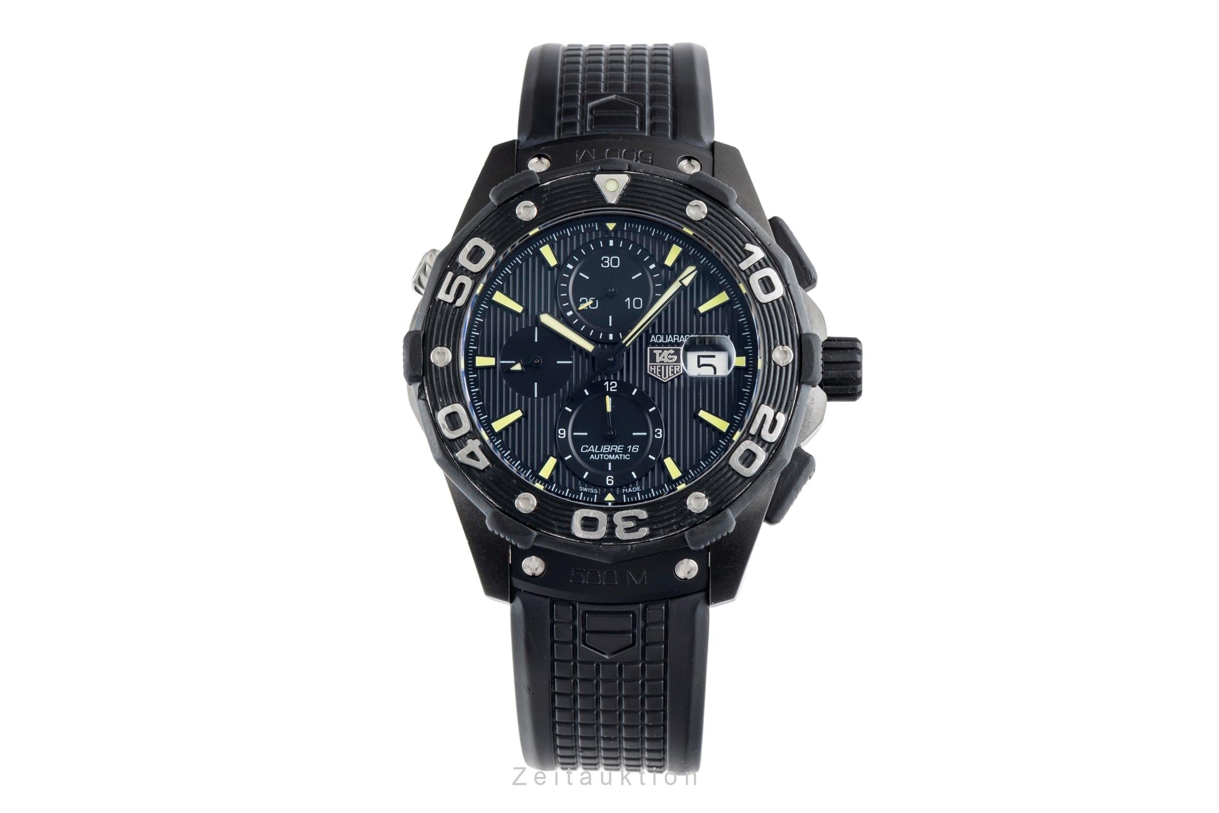 Tag Heuer Aquaracer chronograph titanium automatic Kal. 16 Ref