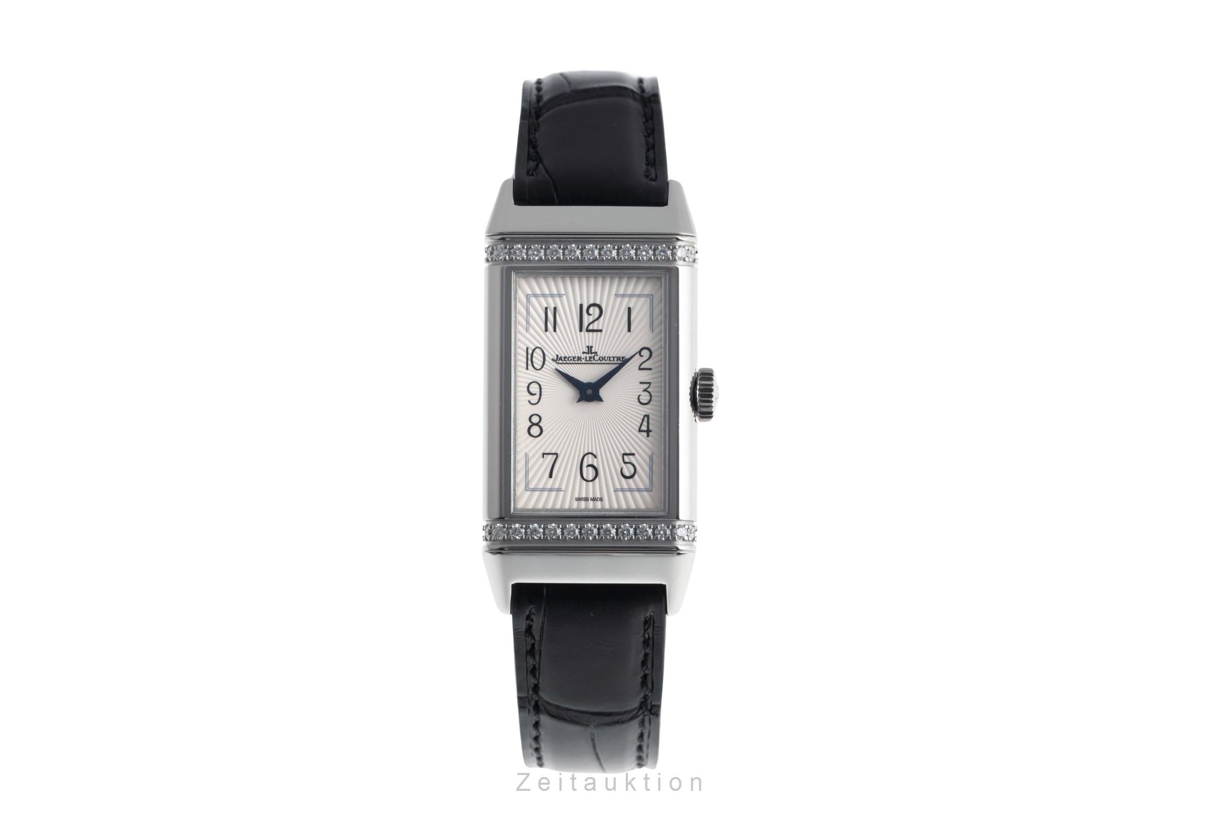 Jaeger LeCoultre Reverso steel quartz Kal. 657 Ref. Q3288120 201.8
