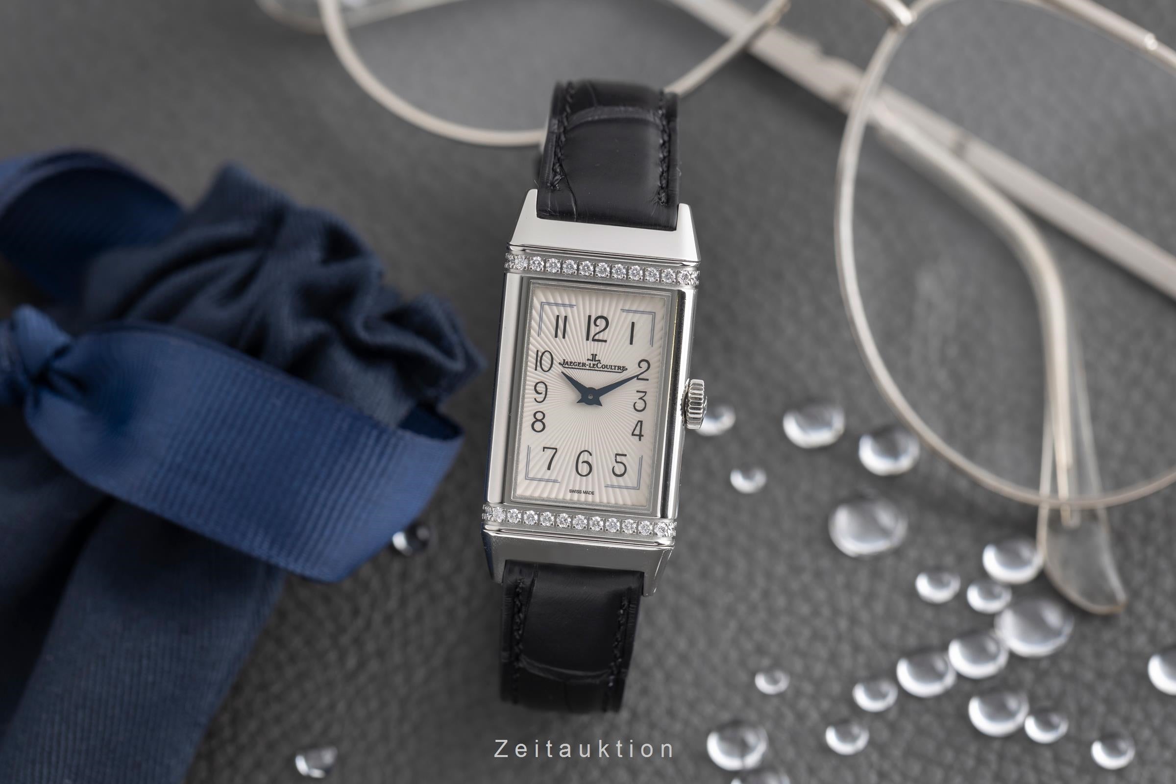 Jaeger LeCoultre Reverso acier quartz montre pour femmes Q3288120  201.8.47  [2502529]