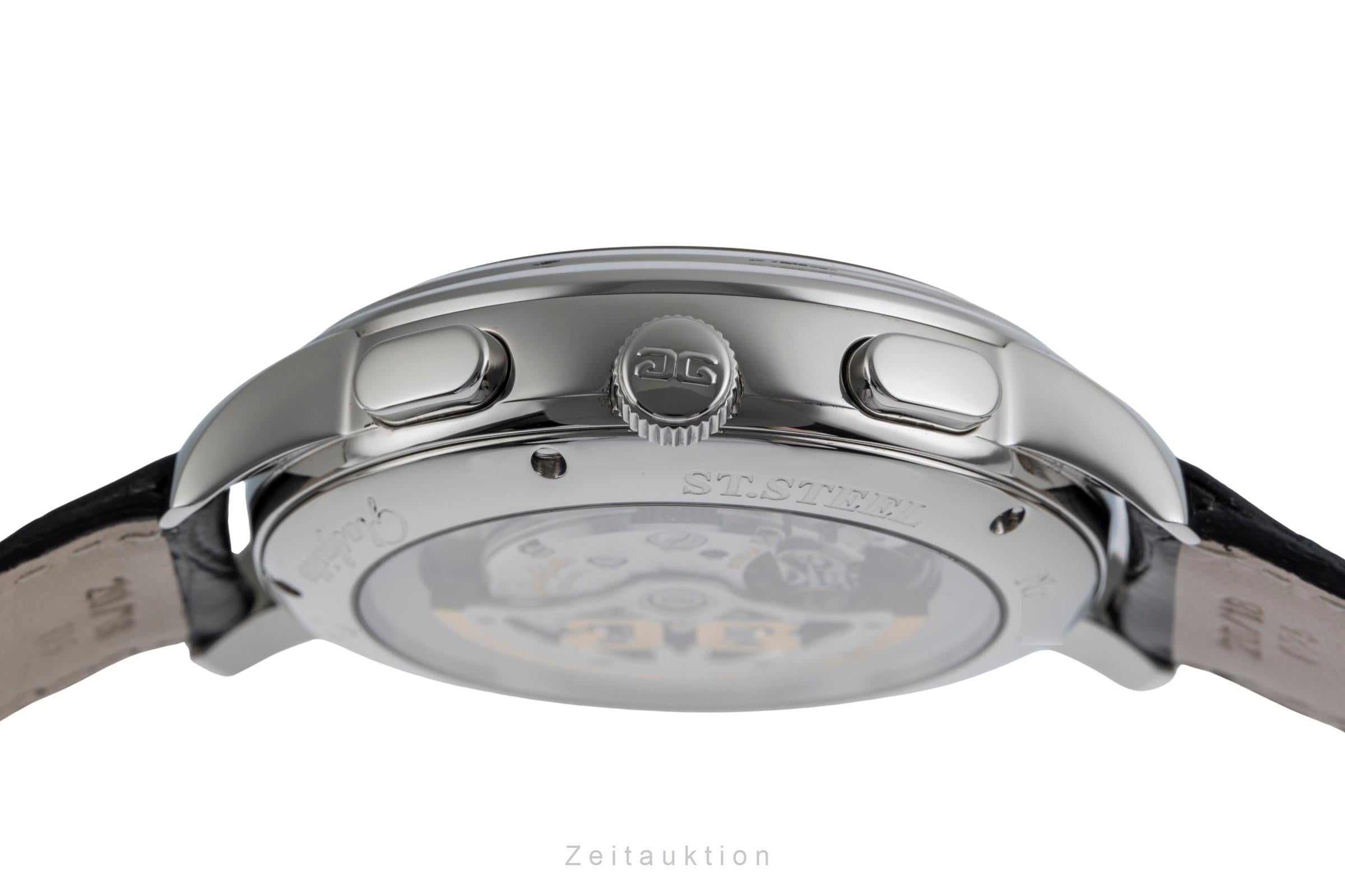 Glashütte Senator chronograph steel automatic men's watch 1-39-34-20-42-04  [2502532]