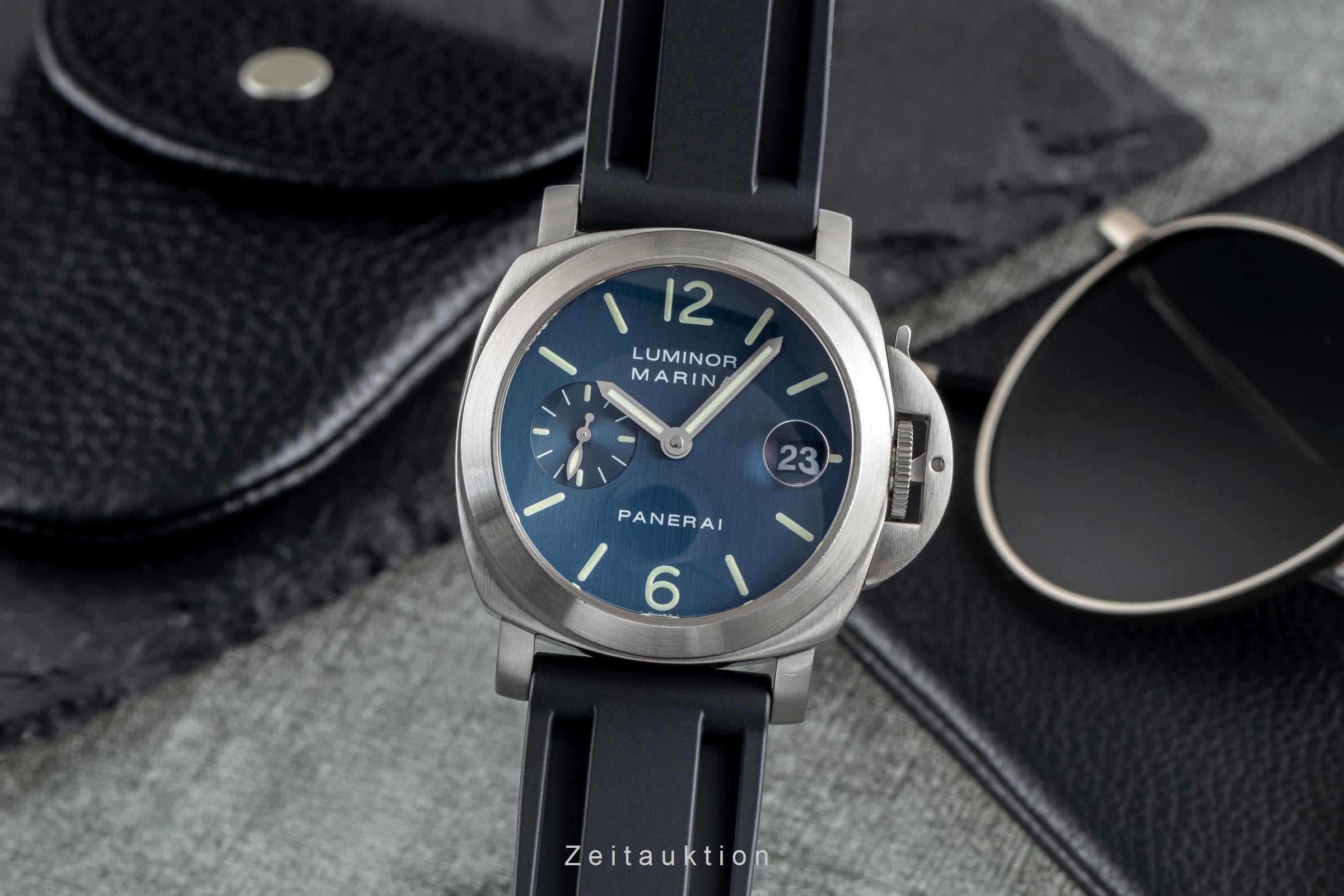 Panerai Luminor Marina steel automatic men's watch PAM00070 LP: 7900EUR  [2502534]