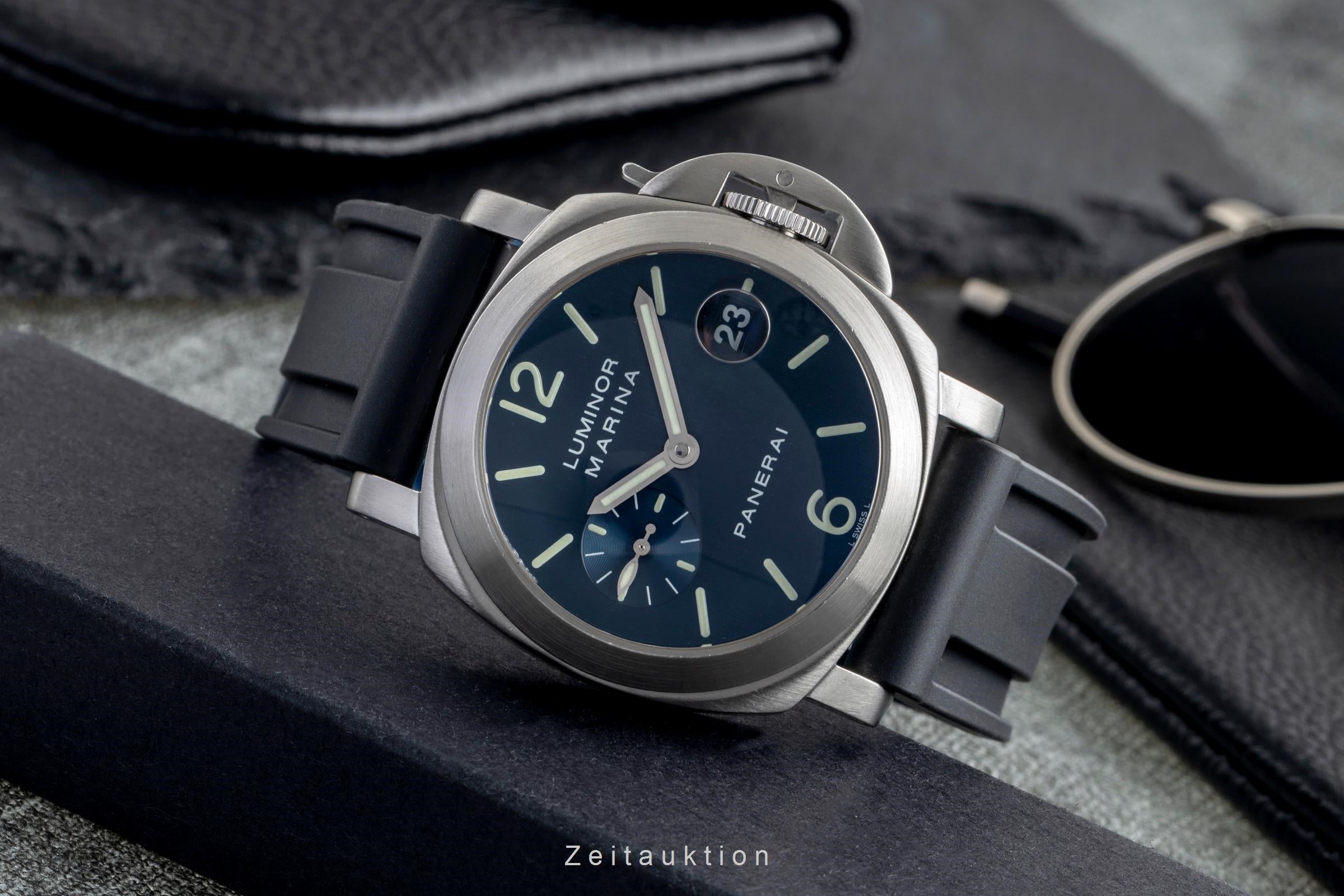 Panerai Luminor Marina steel automatic men's watch PAM00070 LP: 7900EUR  [2502534]