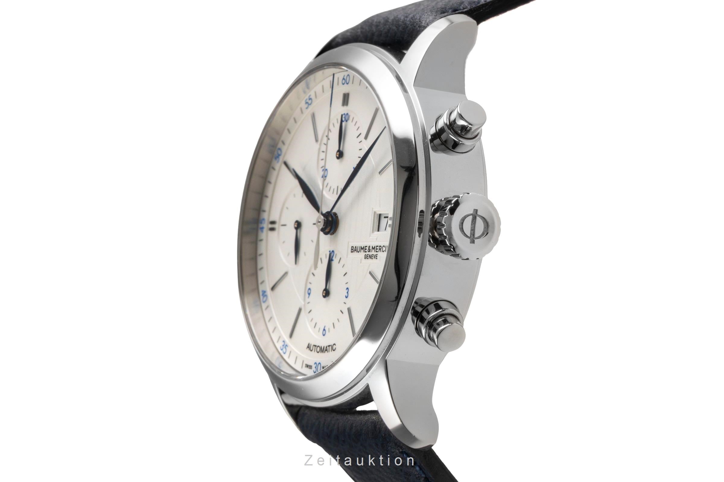 Baume & Mercier Classima cronógrafo acero automático reloj para caballeros BM0A10330 65815 LP: 2900EUR  [2502535]