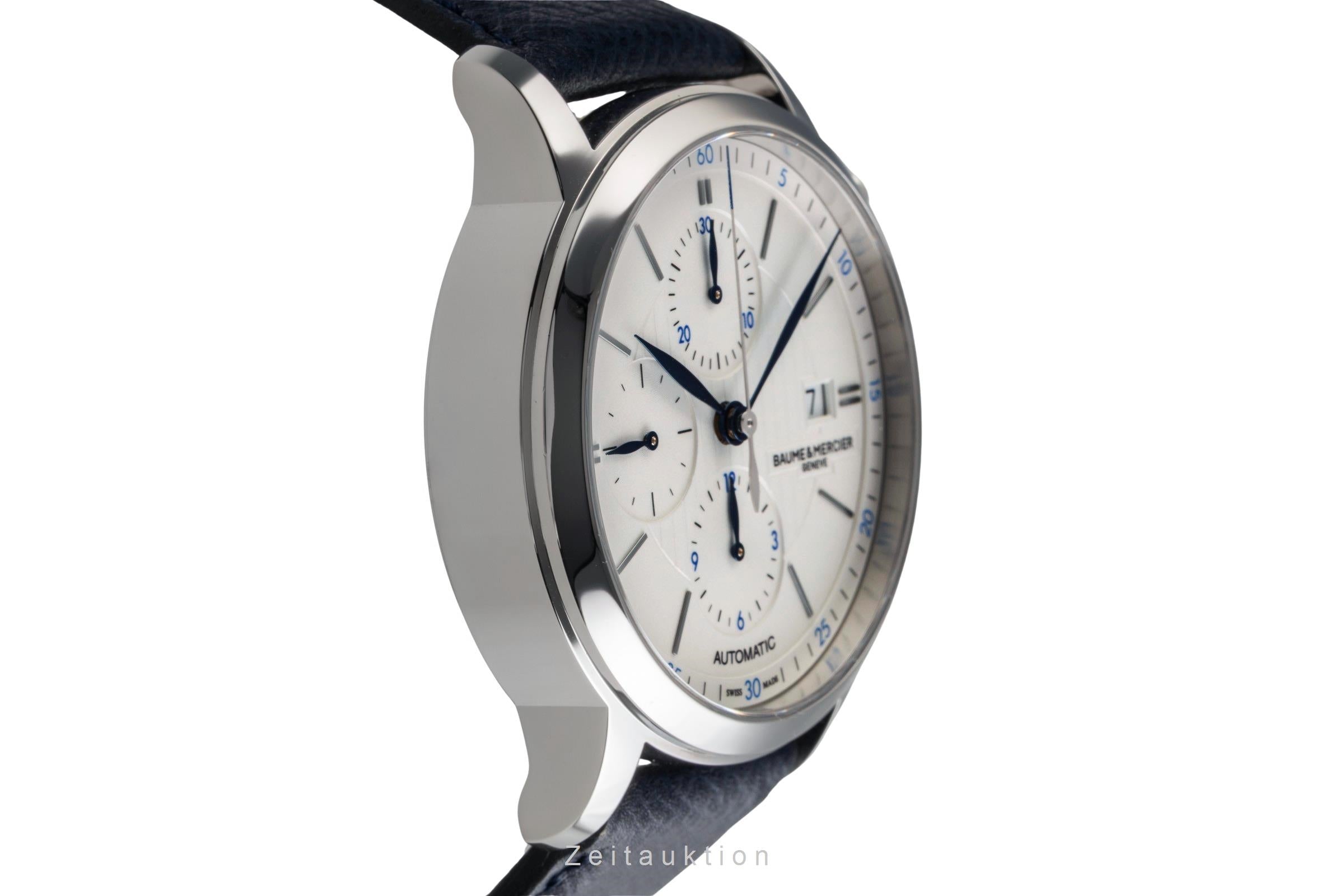 Baume & Mercier Classima cronógrafo acero automático reloj para caballeros BM0A10330 65815 LP: 2900EUR  [2502535]