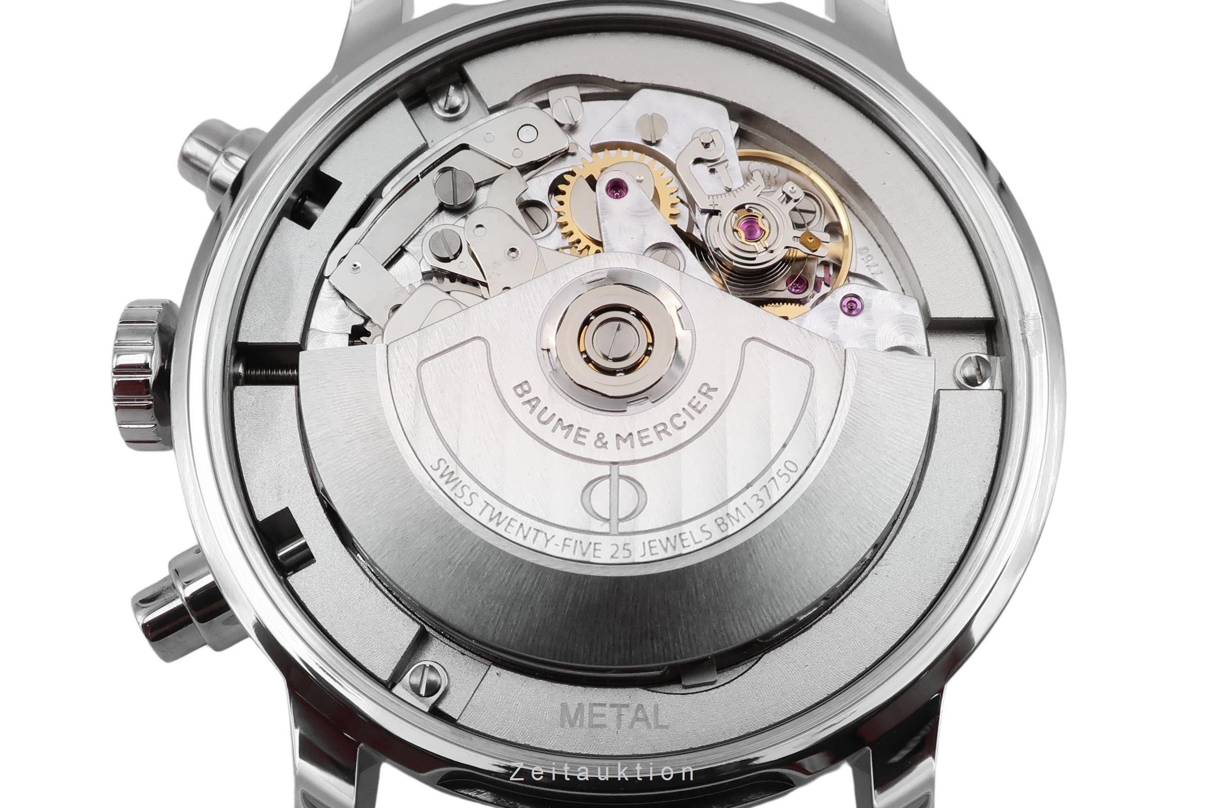 Baume & Mercier Classima cronógrafo acero automático reloj para caballeros BM0A10330 65815 LP: 2900EUR  [2502535]