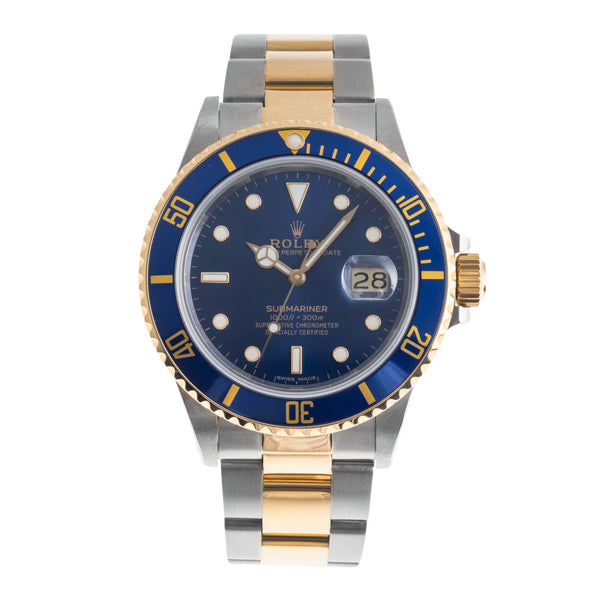 Rolex Submariner acero / oro automático reloj para caballeros 16803  [2502540]