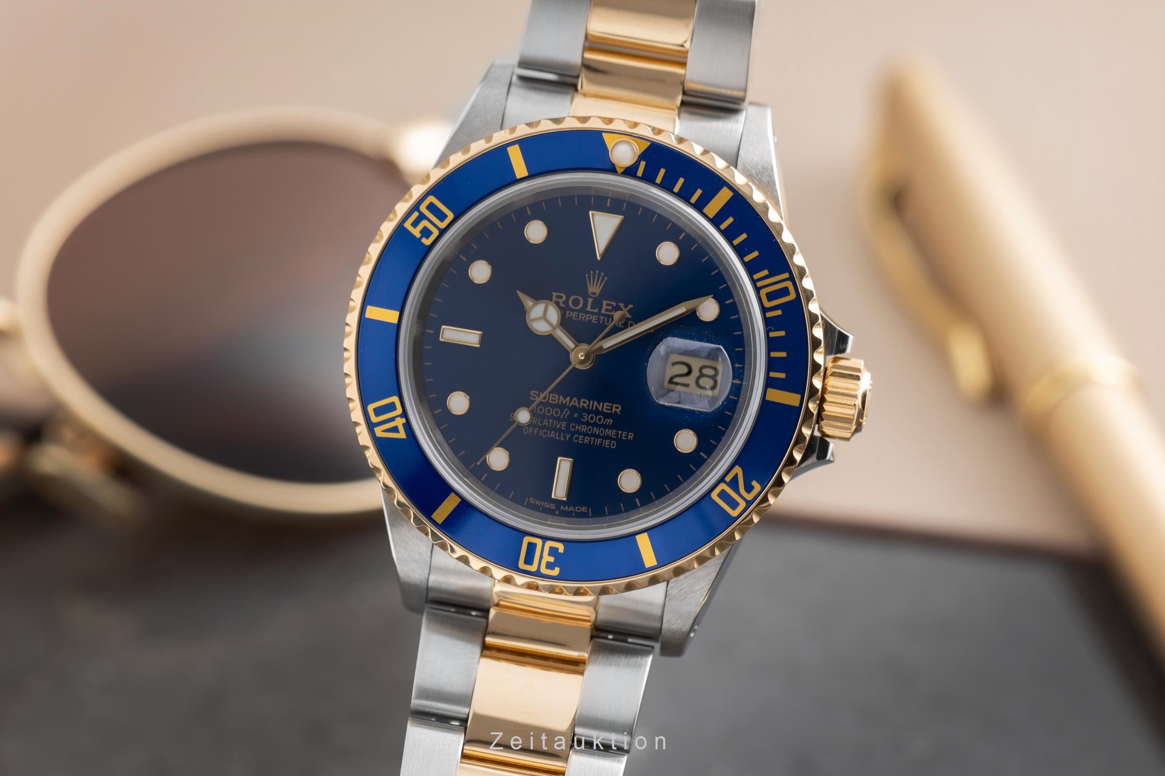 Rolex Submariner acero / oro automático reloj para caballeros 16803  [2502540]