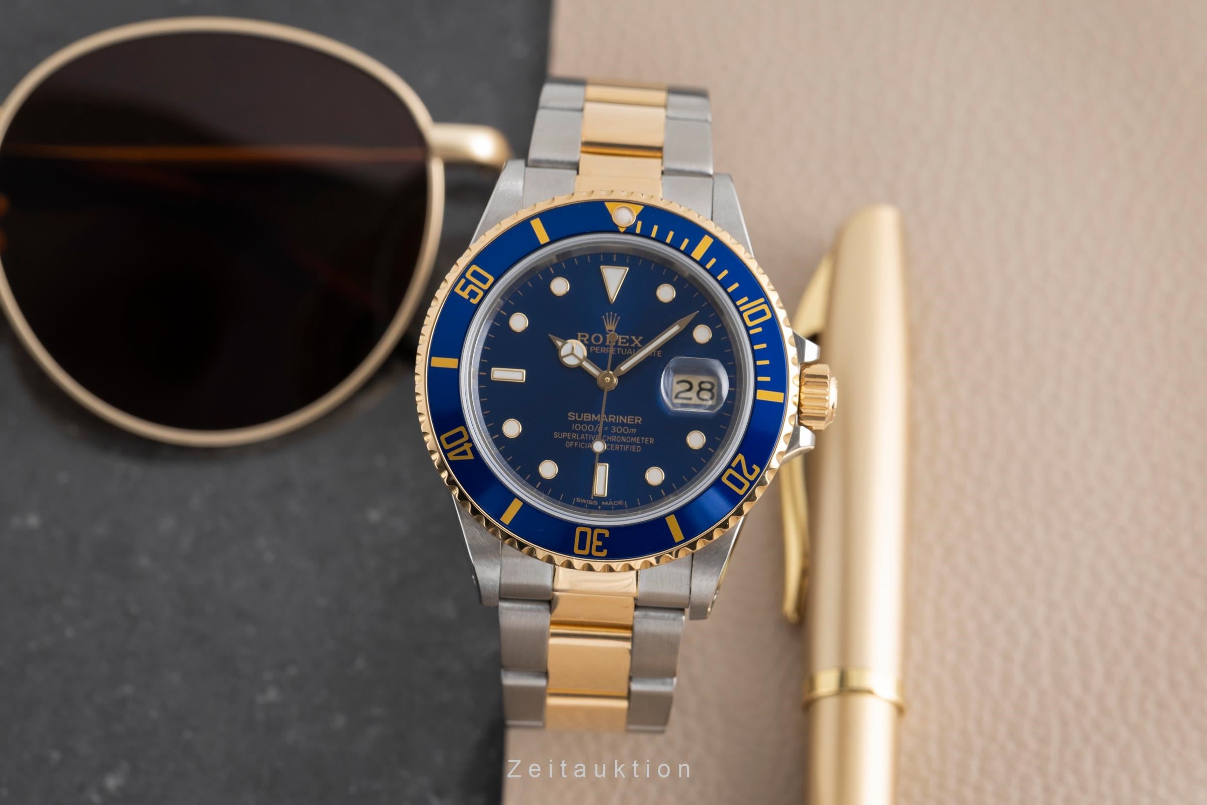 Rolex Submariner acero / oro automático reloj para caballeros 16803  [2502540]