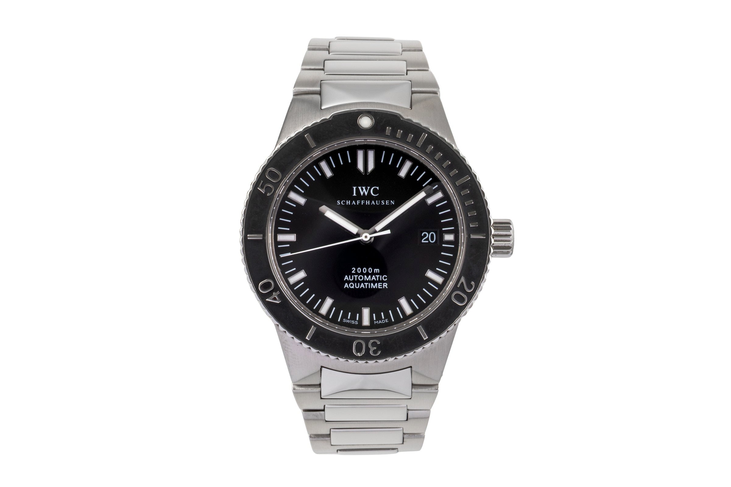 IWC Aquatimer acciaio automatismo orologio da uomo IW353602 LP: 7500EUR  [2502541]