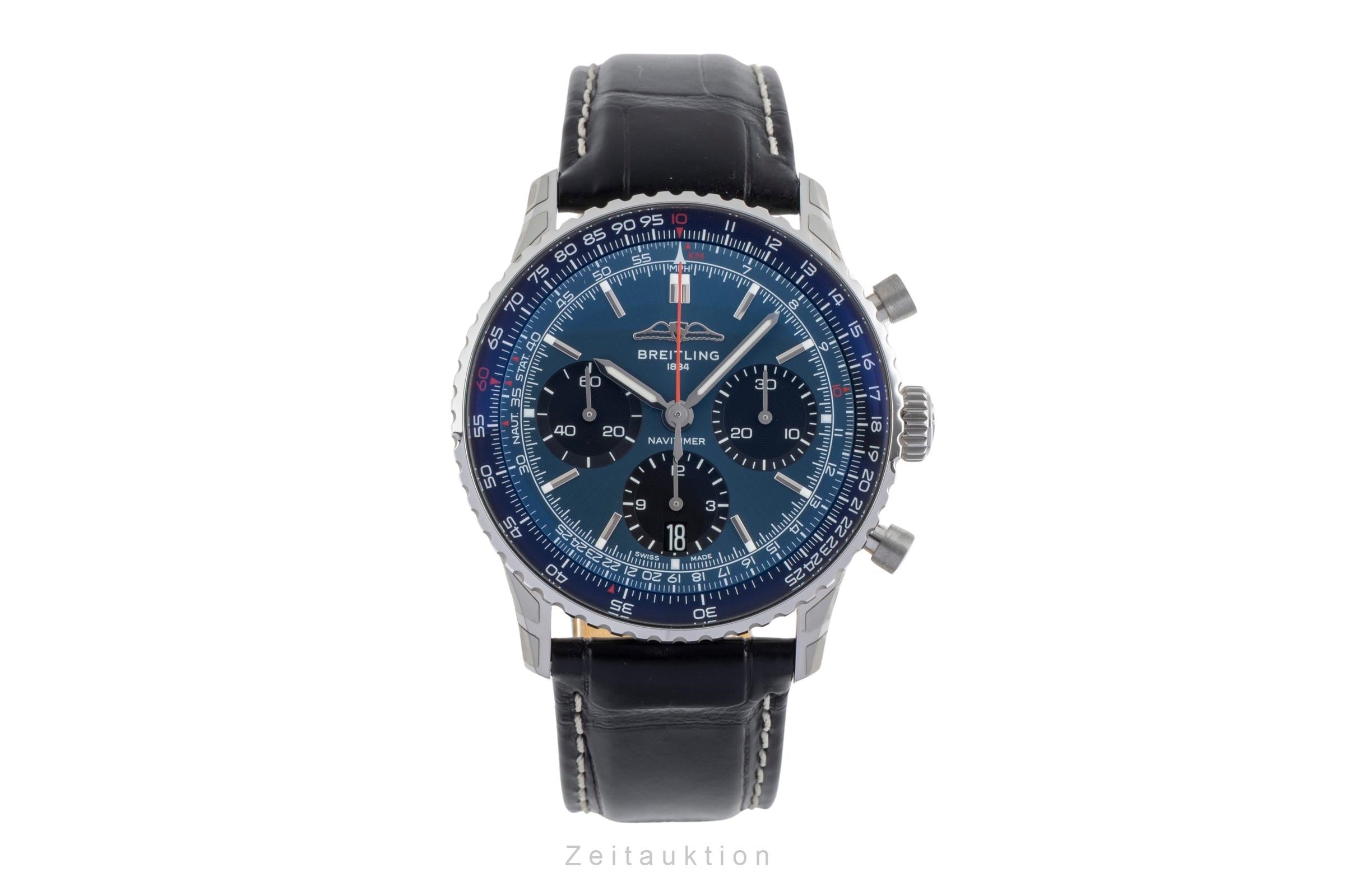 Breitling Navitimer 01 cronografo acciaio automatismo orologio da uomo AB0139241C1P1 LP: 9300EUR  [2502544]