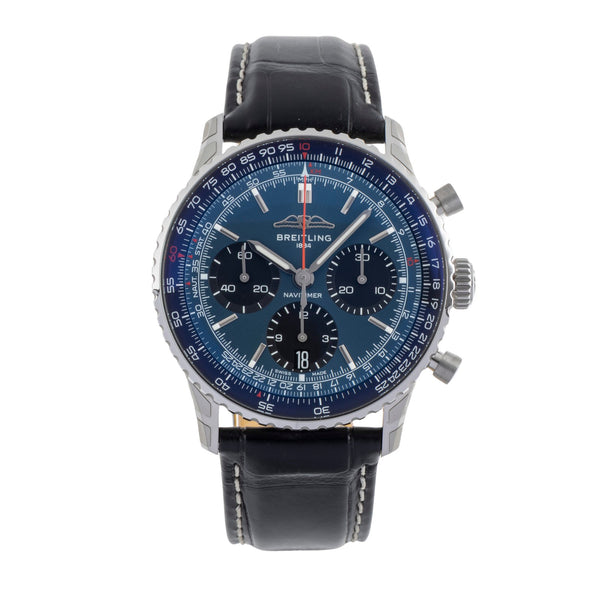 Breitling Navitimer 01 cronografo acciaio automatismo orologio da uomo AB0139241C1P1 LP: 9300EUR  [2502544]