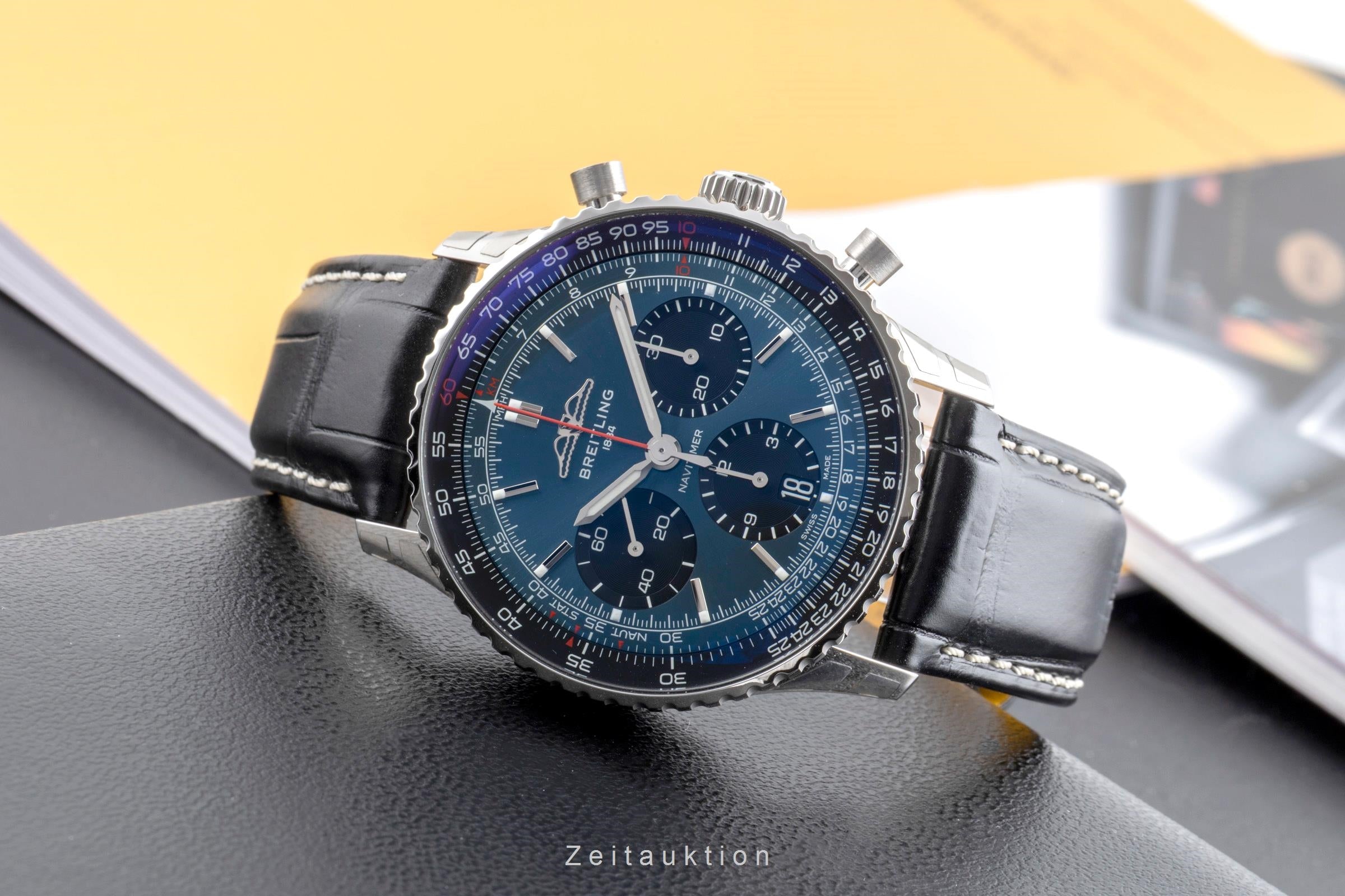 Breitling Navitimer 01 cronografo acciaio automatismo orologio da uomo AB0139241C1P1 LP: 9300EUR  [2502544]