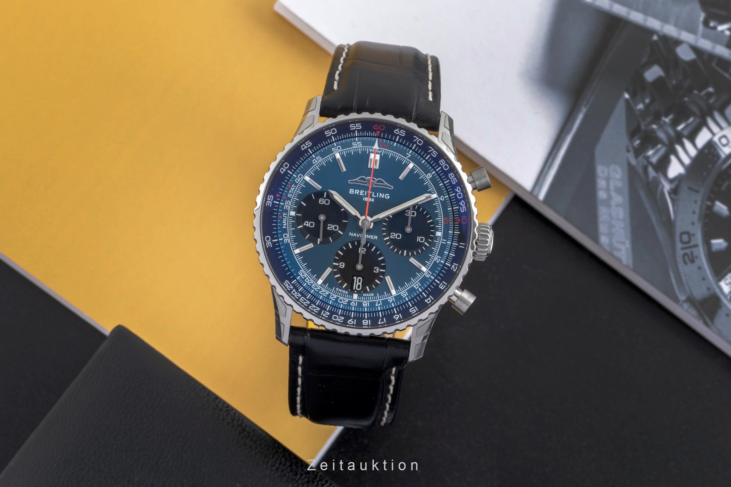 Breitling Navitimer 01 cronografo acciaio automatismo orologio da uomo AB0139241C1P1 LP: 9300EUR  [2502544]