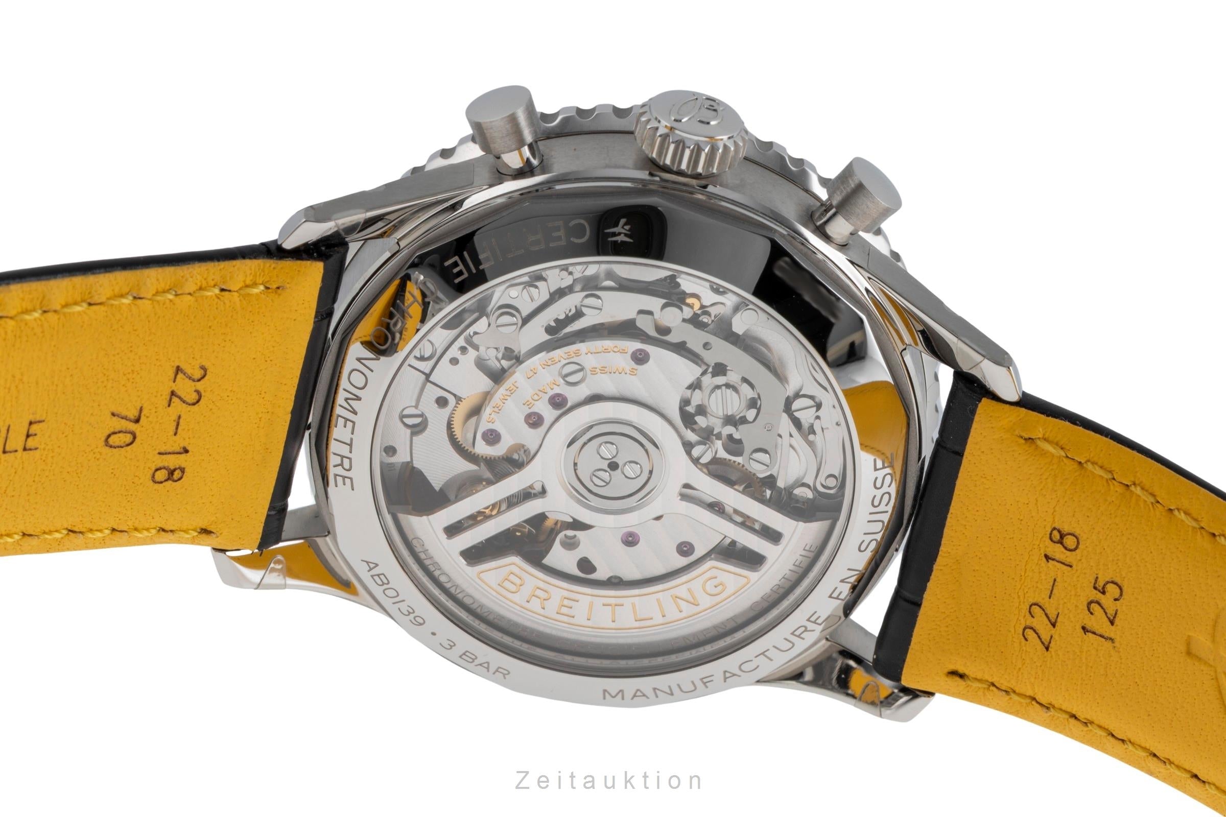 Breitling Navitimer 01 cronografo acciaio automatismo orologio da uomo AB0139241C1P1 LP: 9300EUR  [2502544]