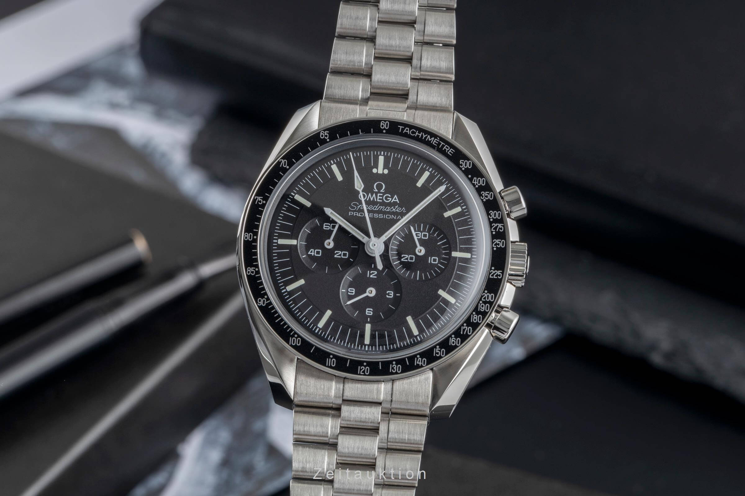 Omega Speedmaster Moonwatch cronografo acciaio carica manuale orologio da uomo 310.30.42.50.01.001 LP: 7600EUR  [2502547]