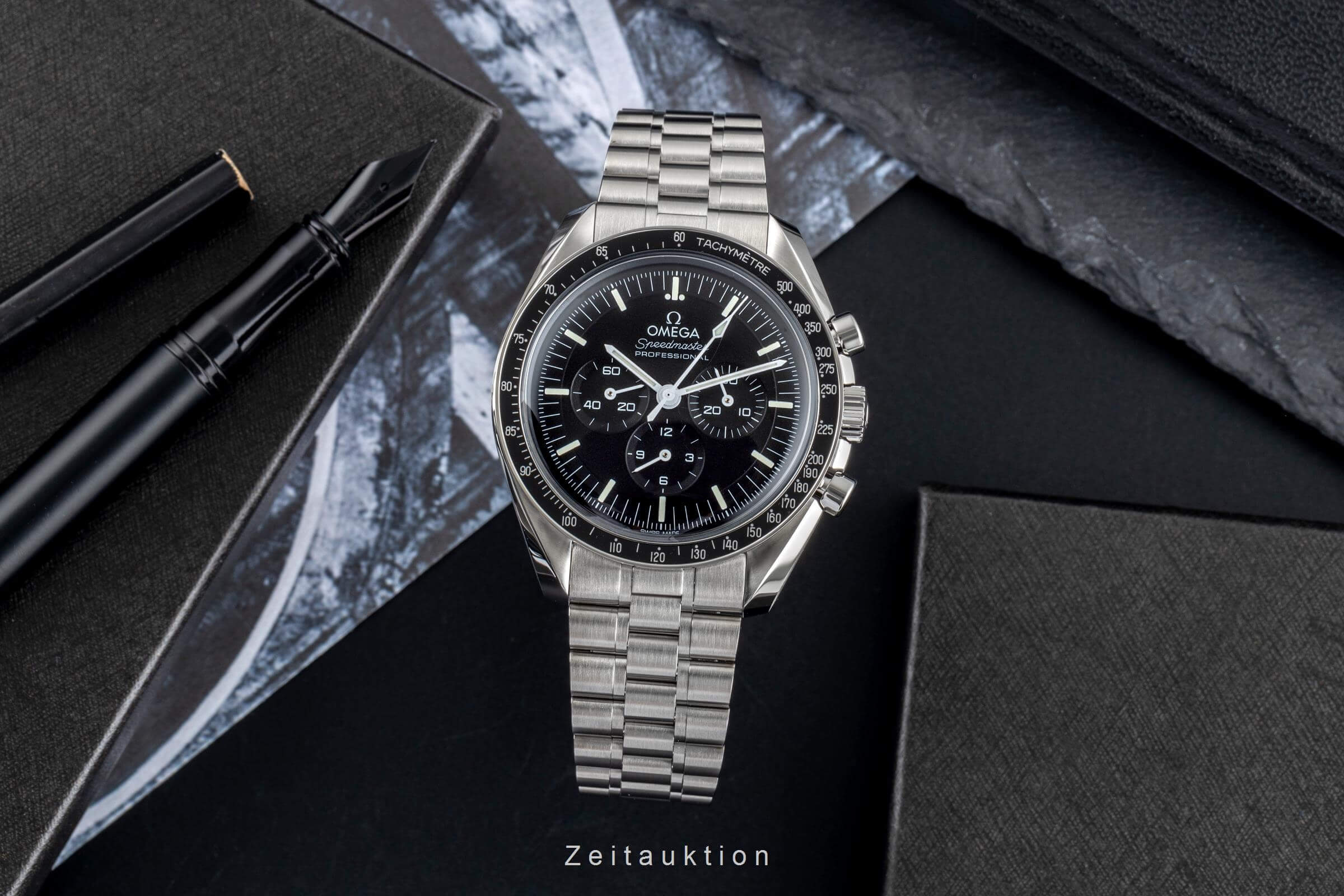 Omega Speedmaster Moonwatch cronografo acciaio carica manuale orologio da uomo 310.30.42.50.01.001 LP: 7600EUR  [2502547]