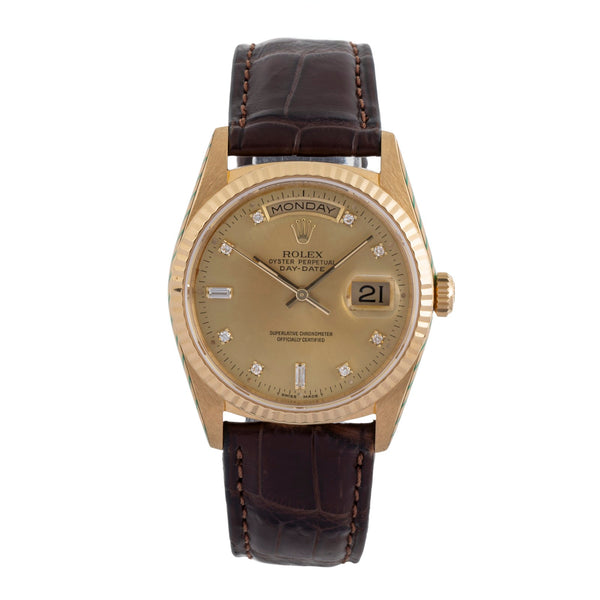 Rolex Day-Date 36 18k (0,750) Gold Diamond Dial Automatik Ref. 18238 [2502548]