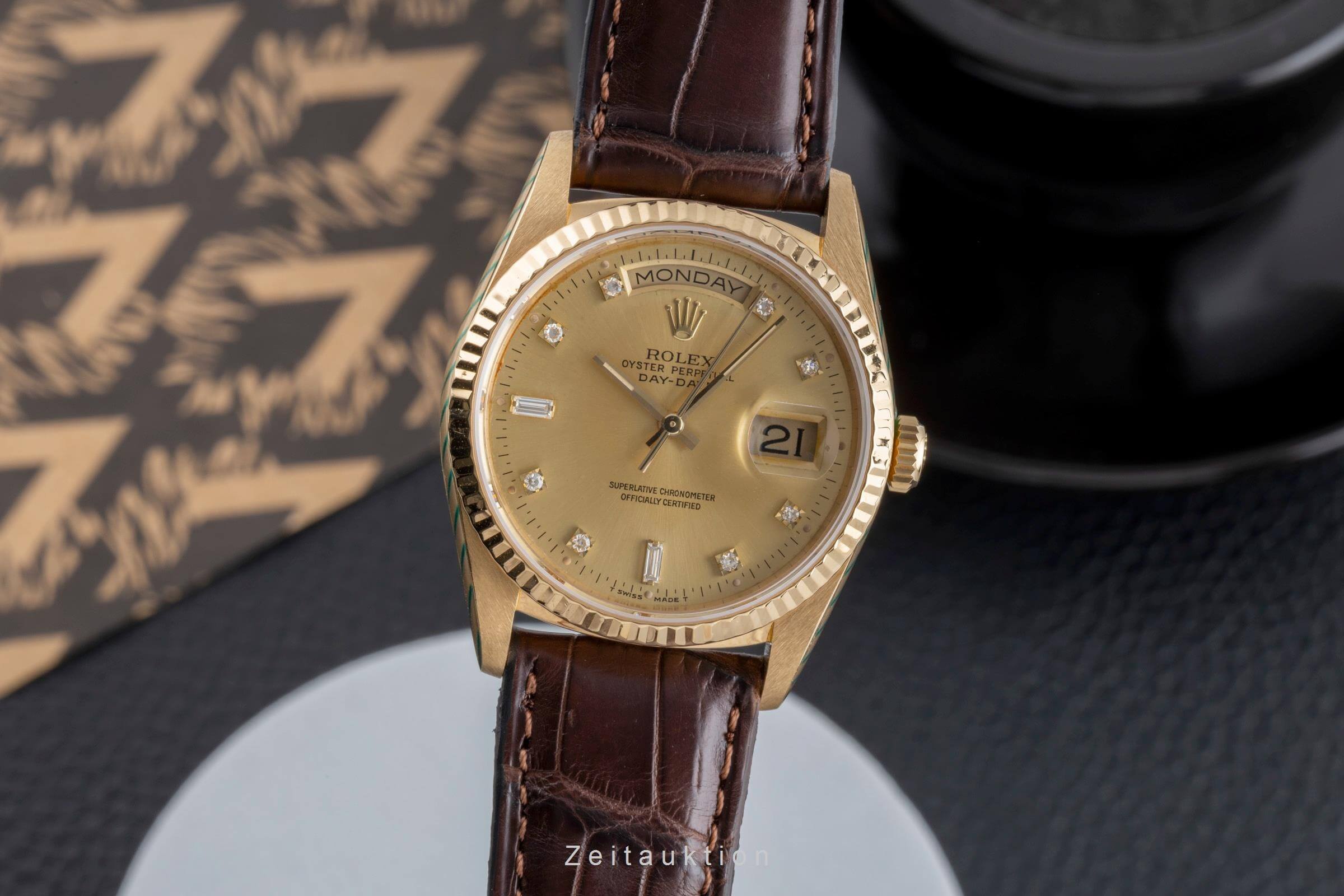 Rolex Day-Date 36 18k (0,750) Gold Diamond Dial Automatik Ref. 18238 [2502548]