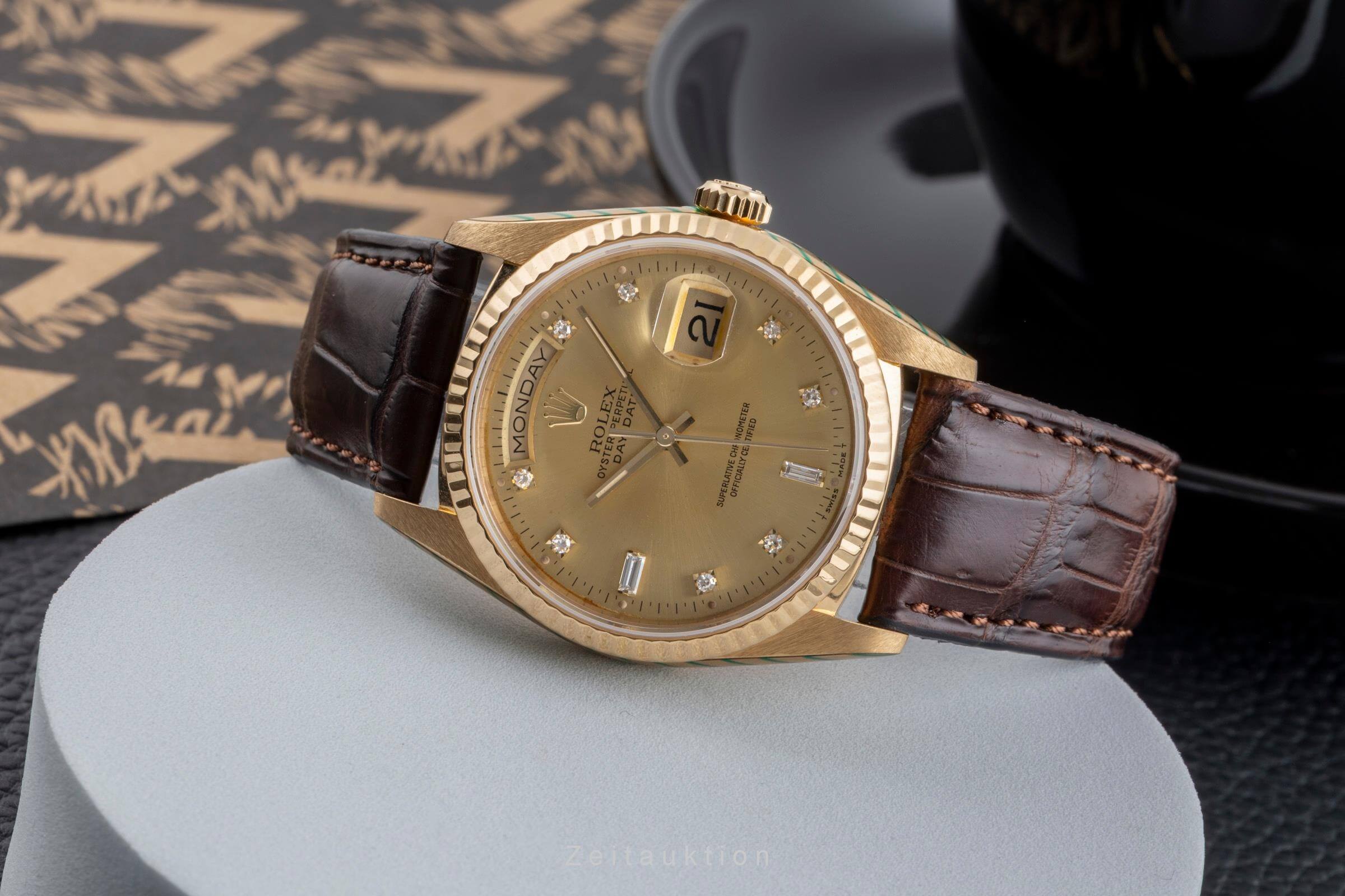 Rolex Day-Date 36 18k (0,750) Gold Diamond Dial Automatik Ref. 18238 [2502548]