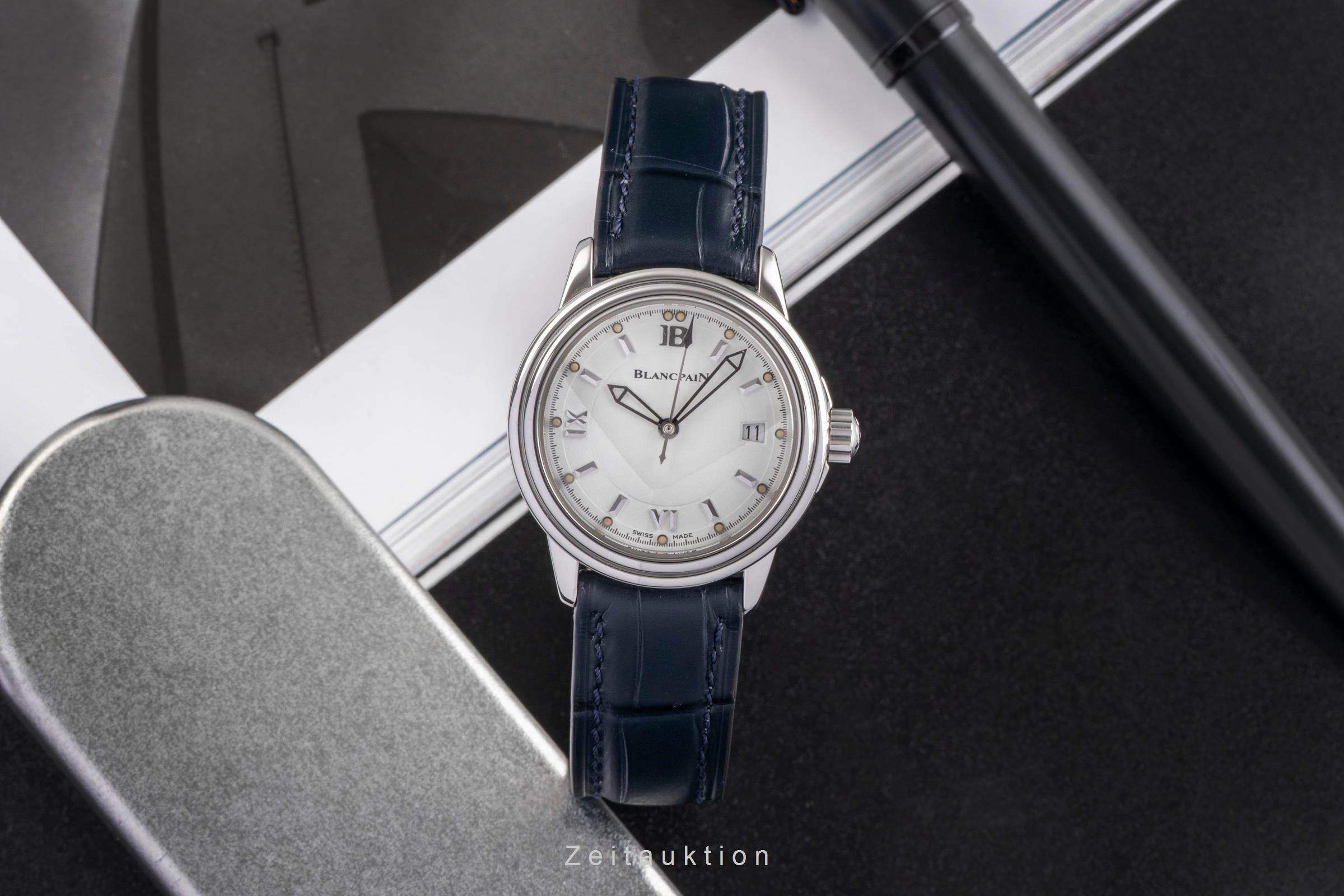 Blancpain Leman acero automático reloj para damas  2102-1127-11  [2502549]