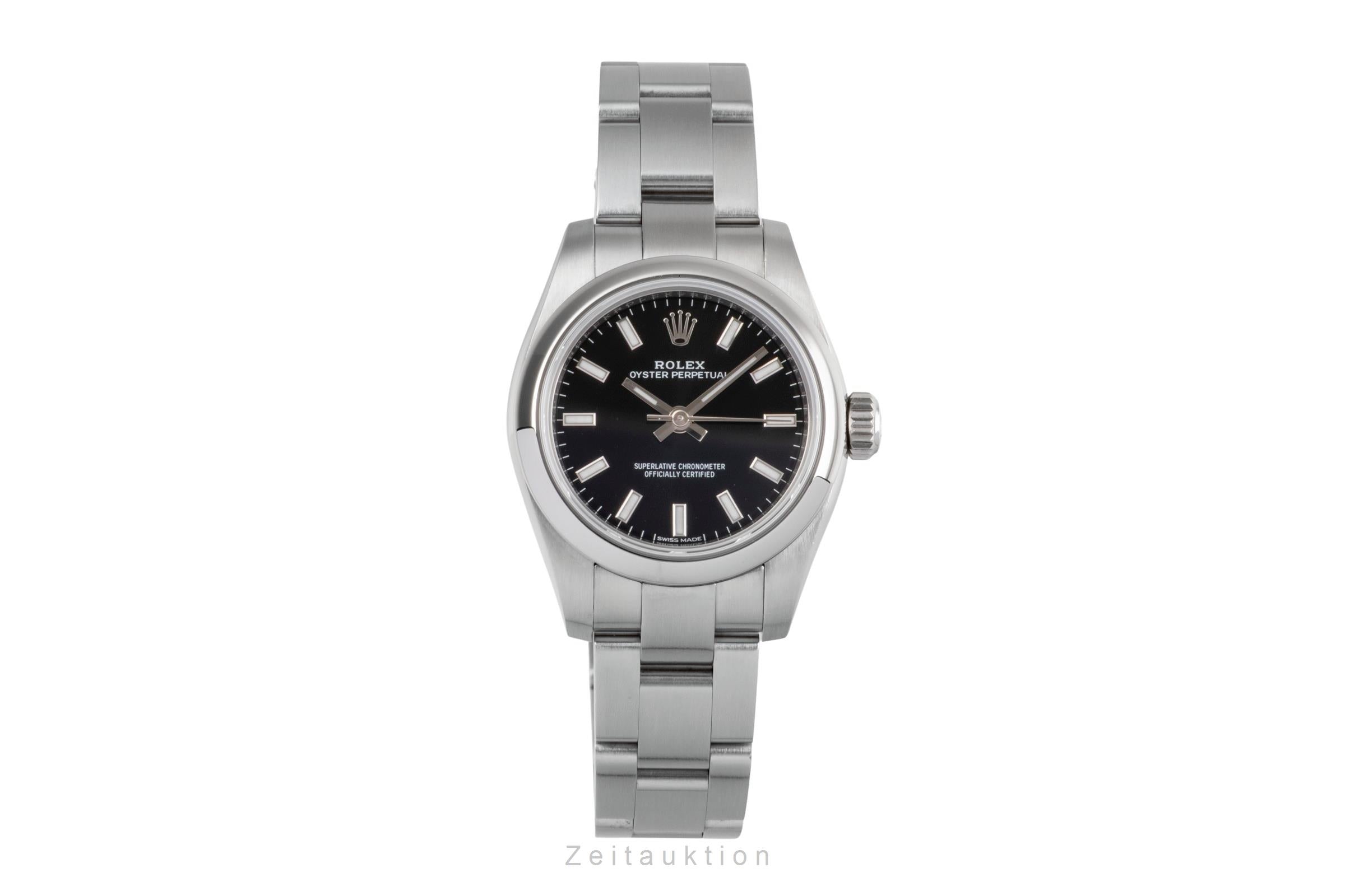 Rolex Oyster Perpetual Lady Automatik Edelstahl Damenuhr Ref. 176200  [2502550]