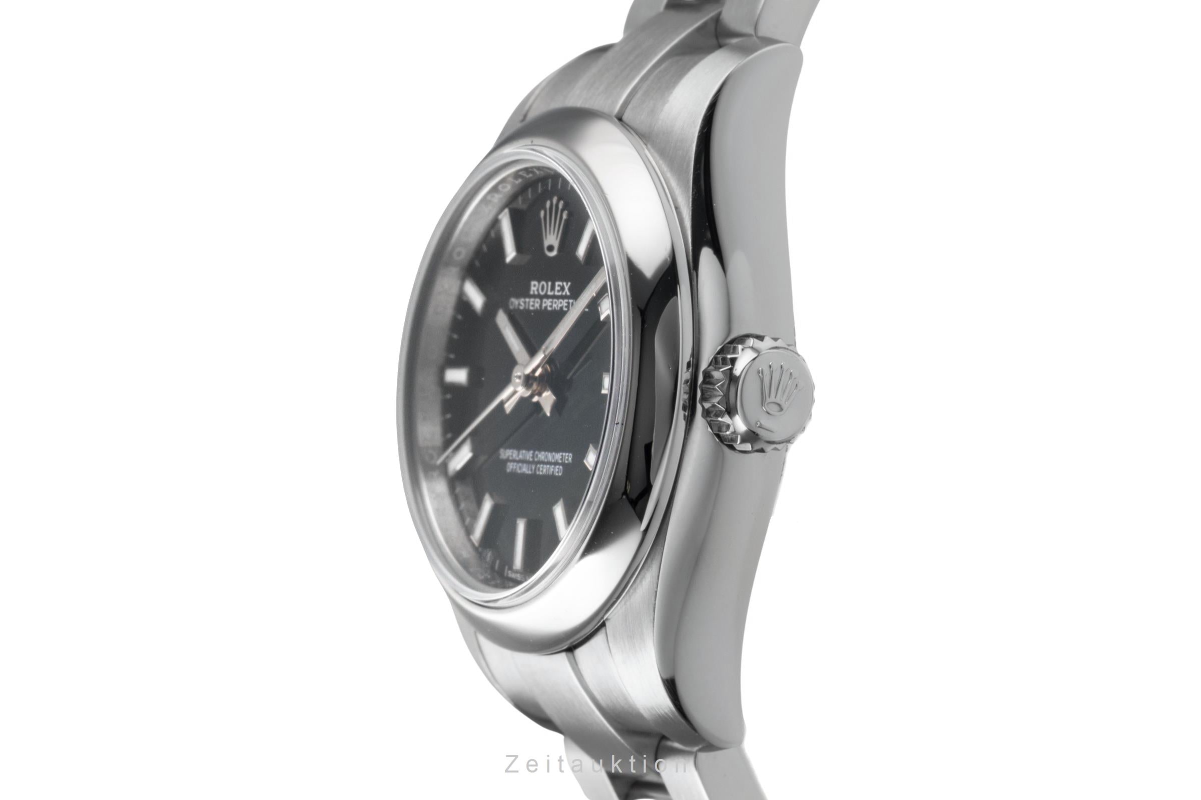 Rolex Oyster Perpetual Lady Automatik Edelstahl Damenuhr Ref. 176200  [2502550]