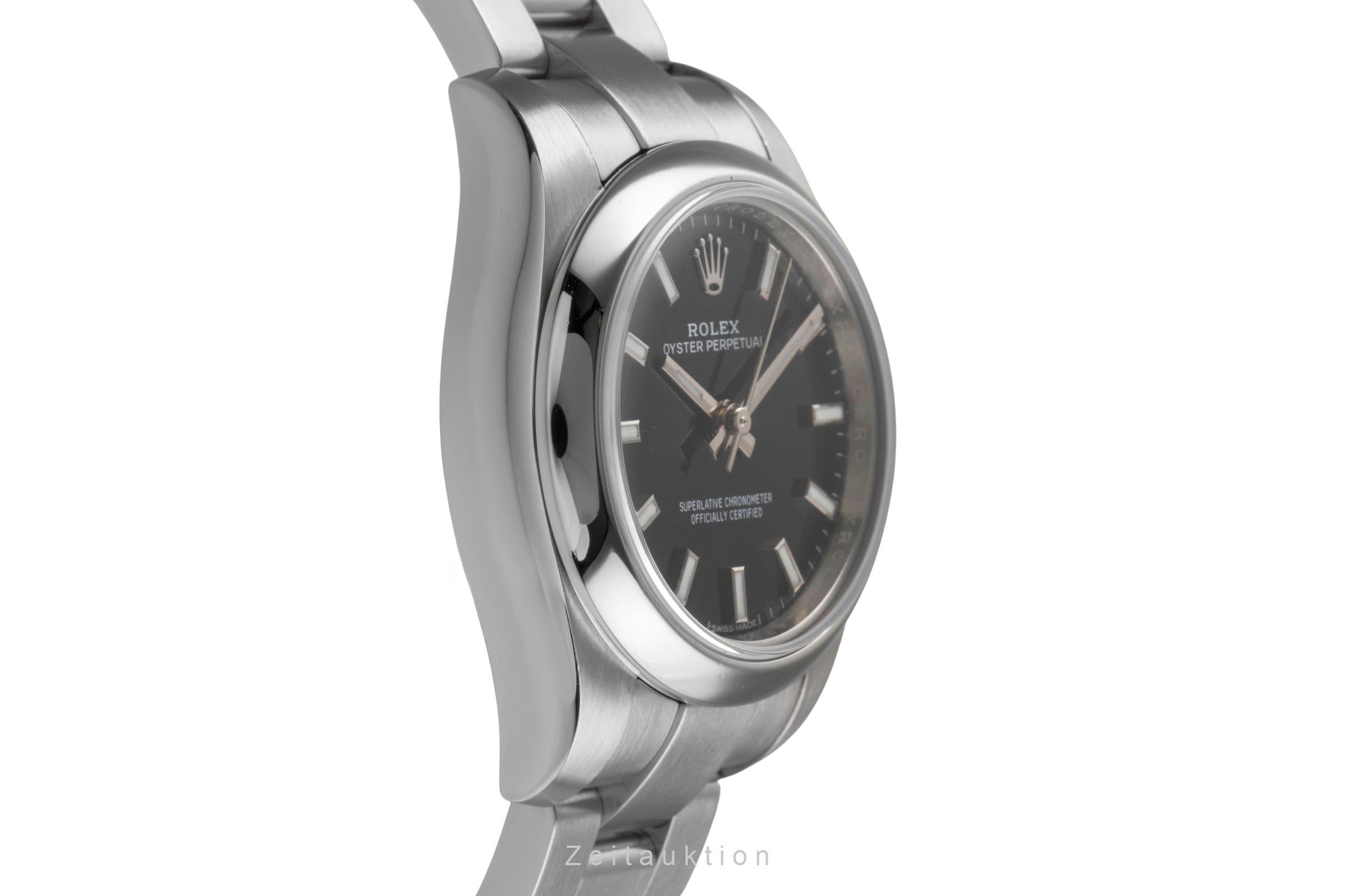 Rolex Oyster Perpetual Lady Automatik Edelstahl Damenuhr Ref. 176200  [2502550]