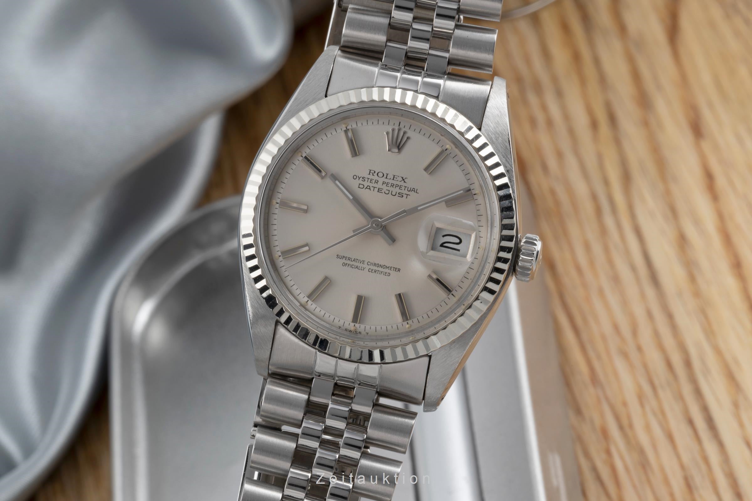 Rolex Datejust steel white gold automatic 3035 16014