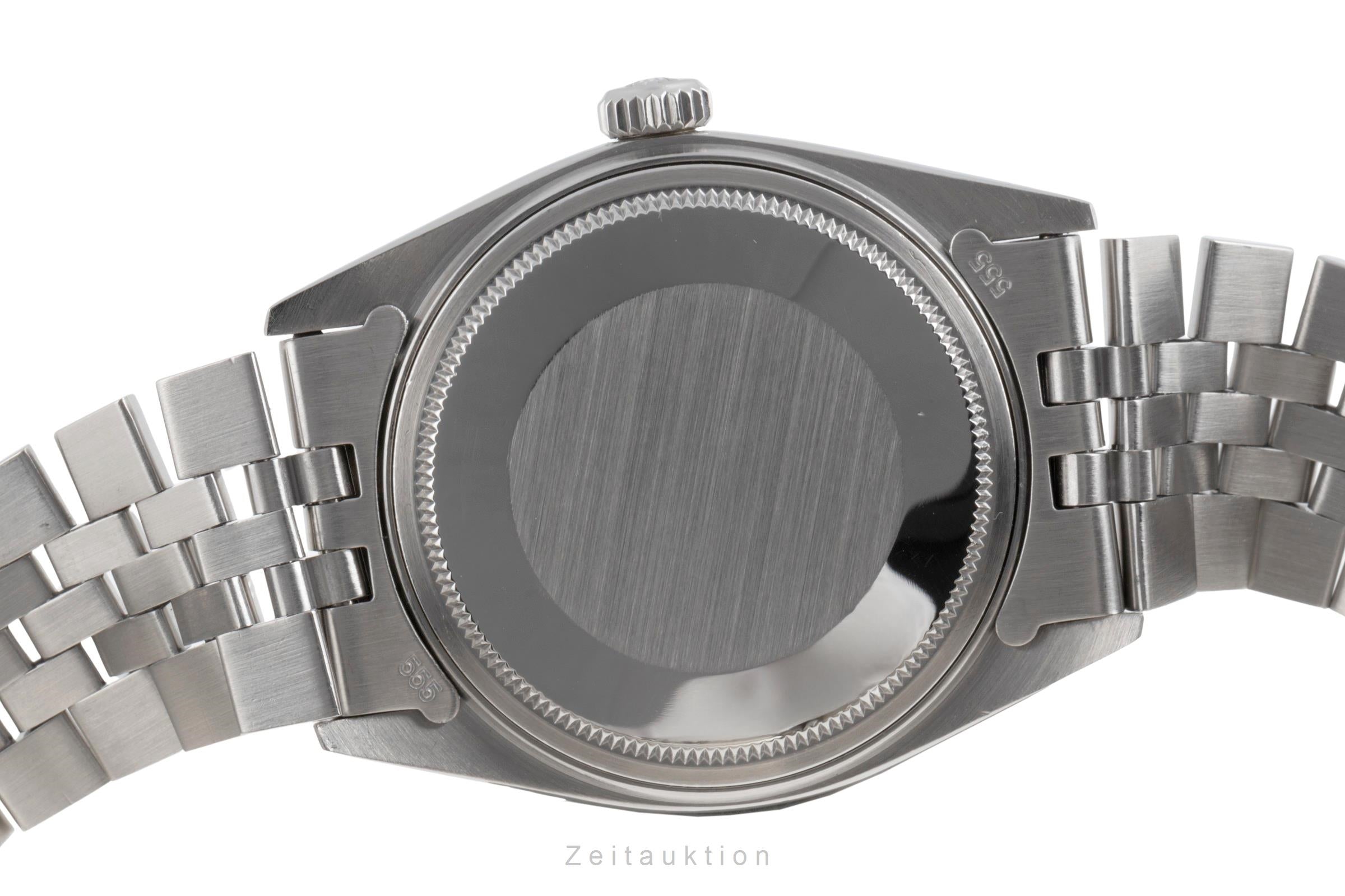 Rolex Datejust acier / or blanc automatique montre pour hommes 16014 Vintage  [2502552]