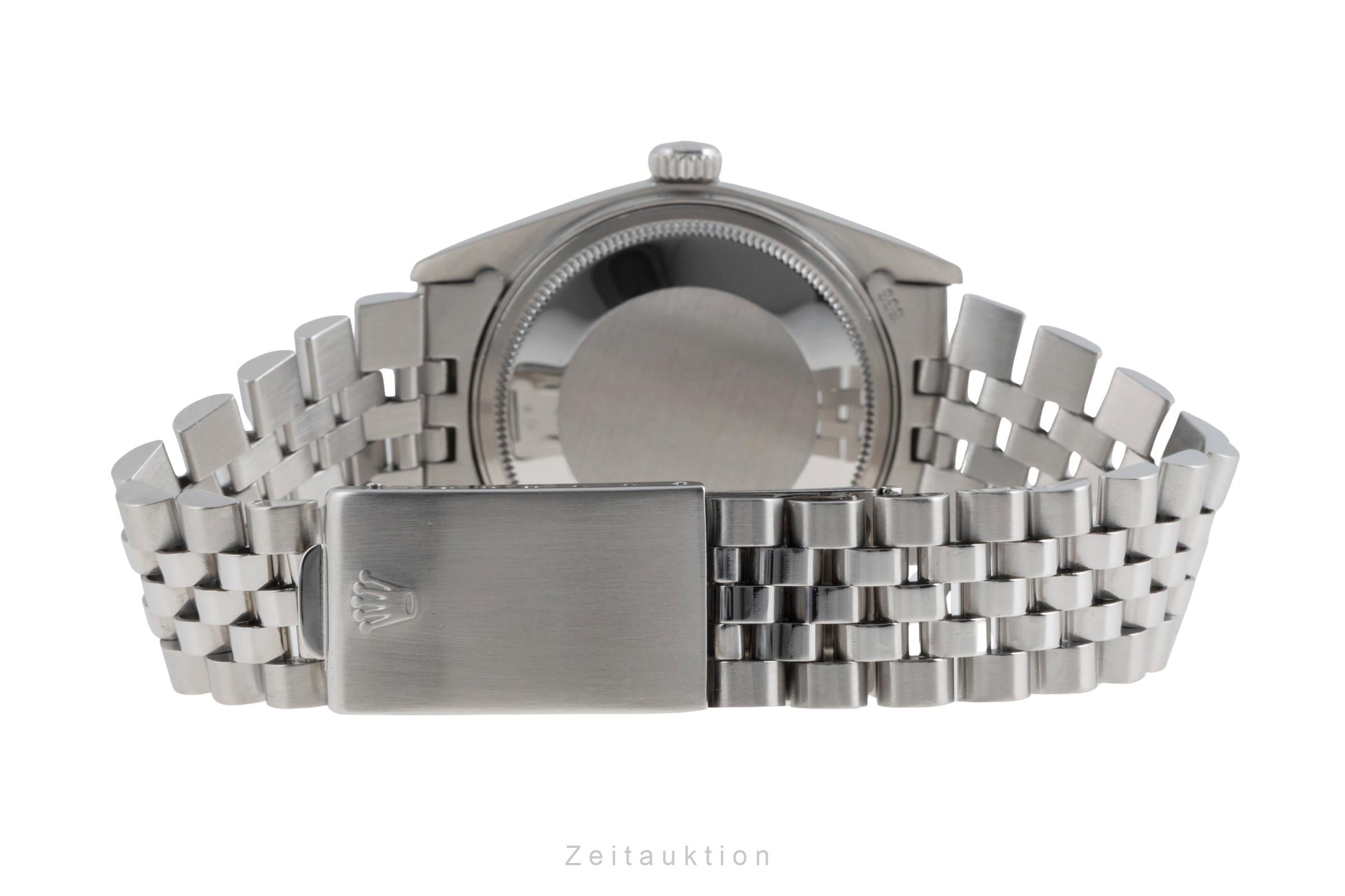 Rolex Datejust acier / or blanc automatique montre pour hommes 16014 Vintage  [2502552]