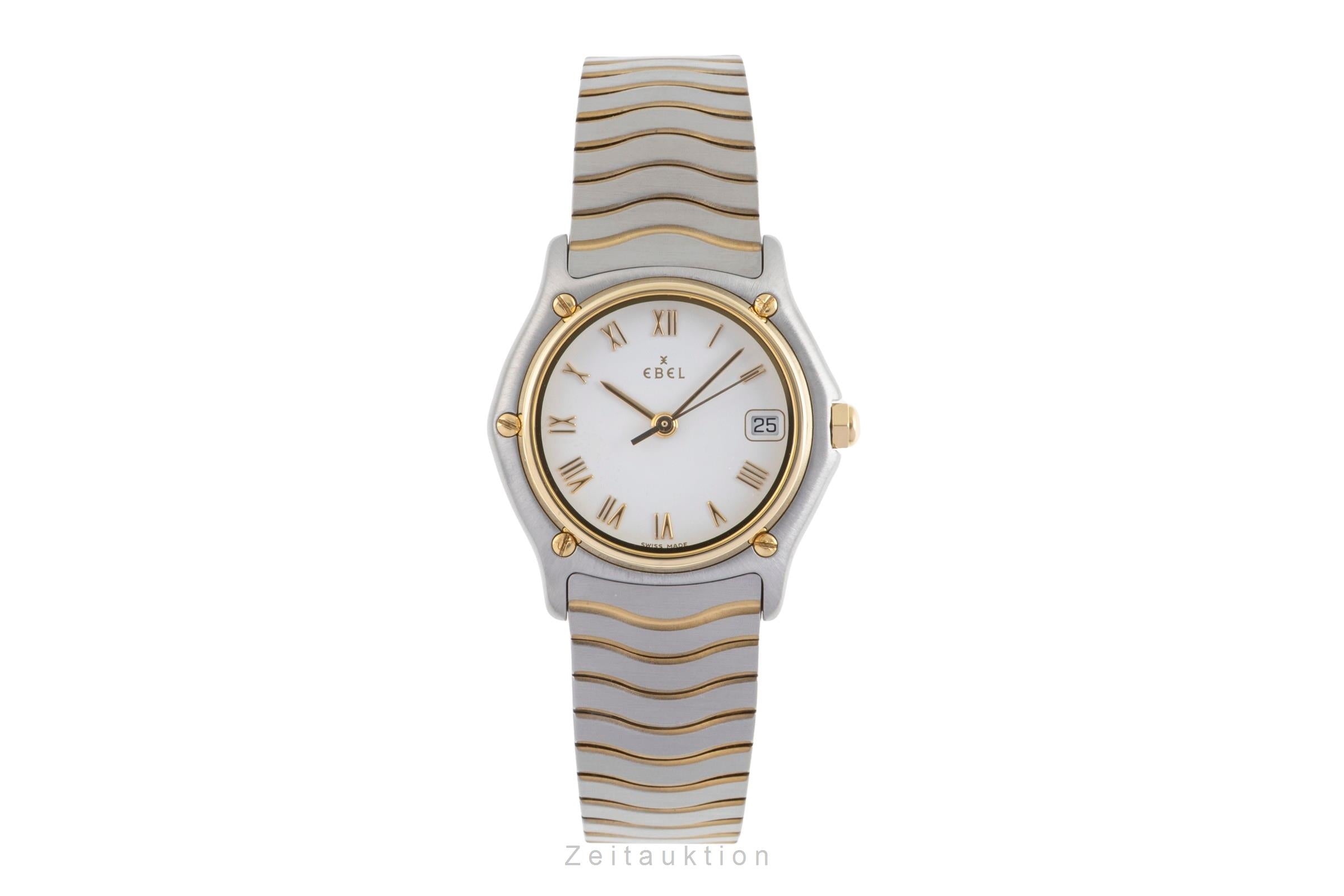 Ebel Classic Wave steel / gold quartz women's watch 1087121 LP: 3100EUR  [2502554]