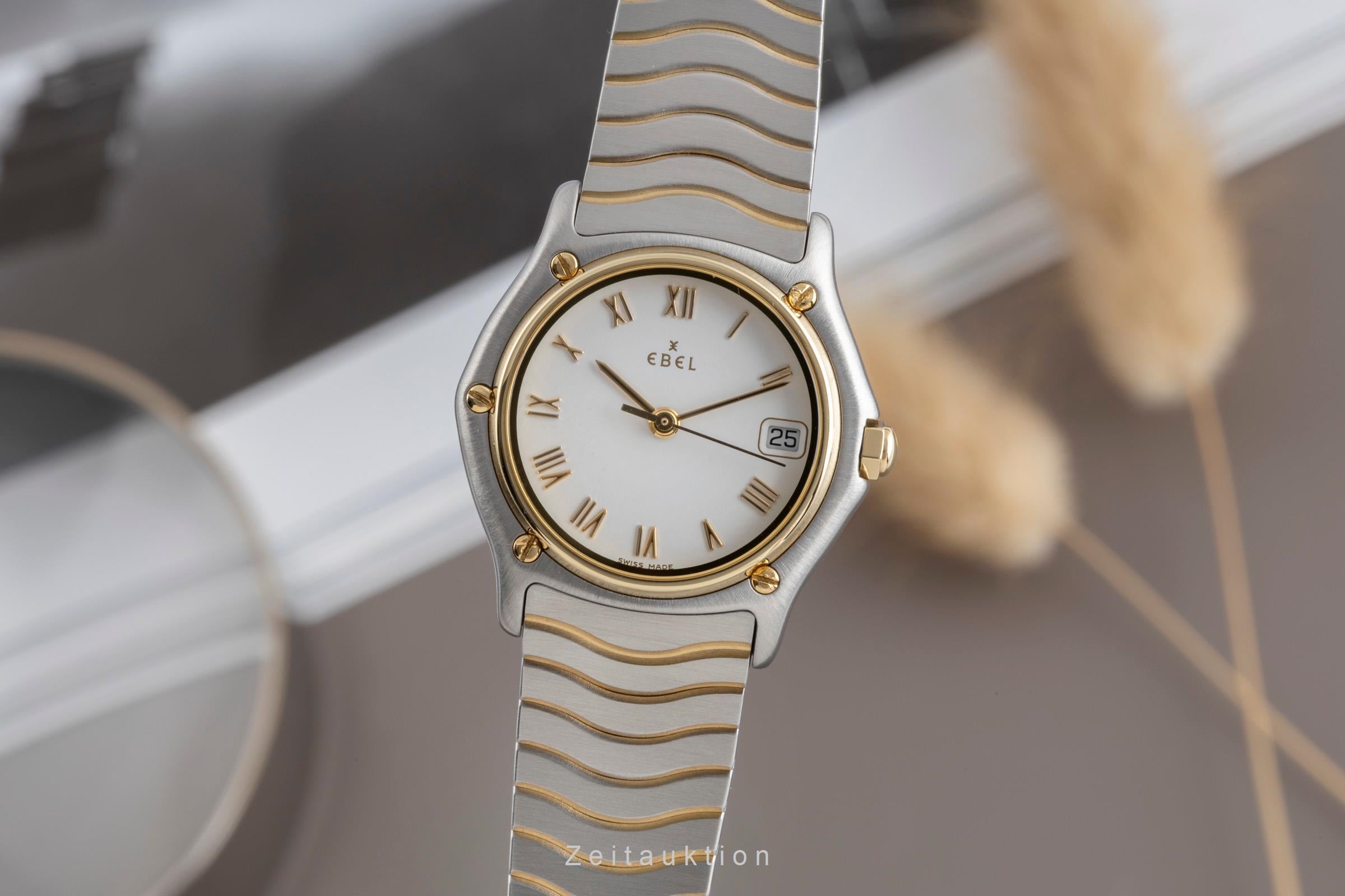 Ebel Classic Wave steel / gold quartz women's watch 1087121 LP: 3100EUR  [2502554]