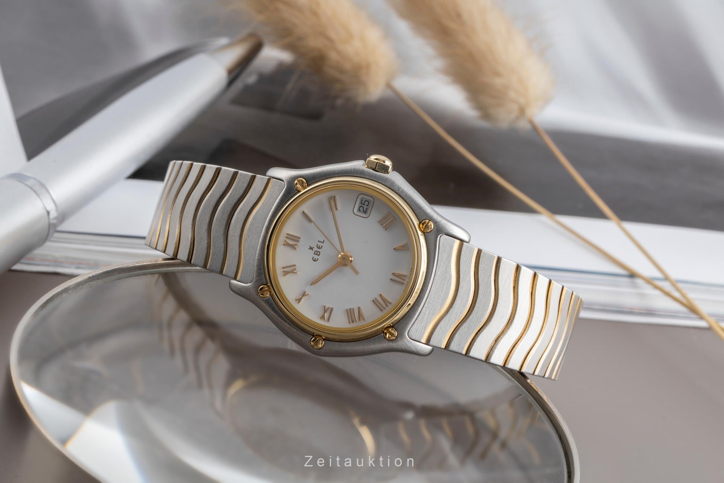 Ebel Classic Wave steel / gold quartz women's watch 1087121 LP: 3100EUR  [2502554]