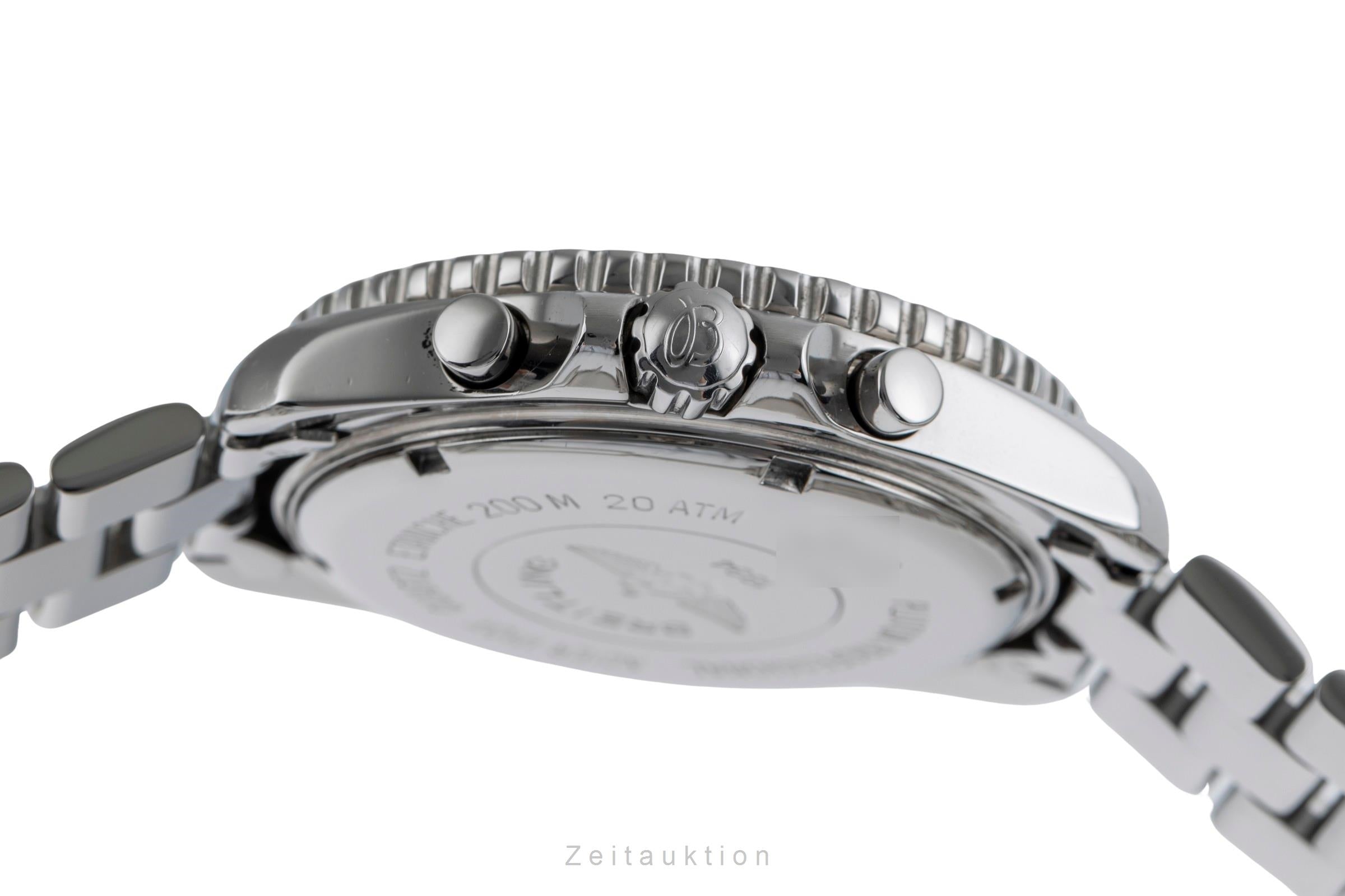 Breitling Pluton chronograph steel quartz men's watch A51038  [2502555]
