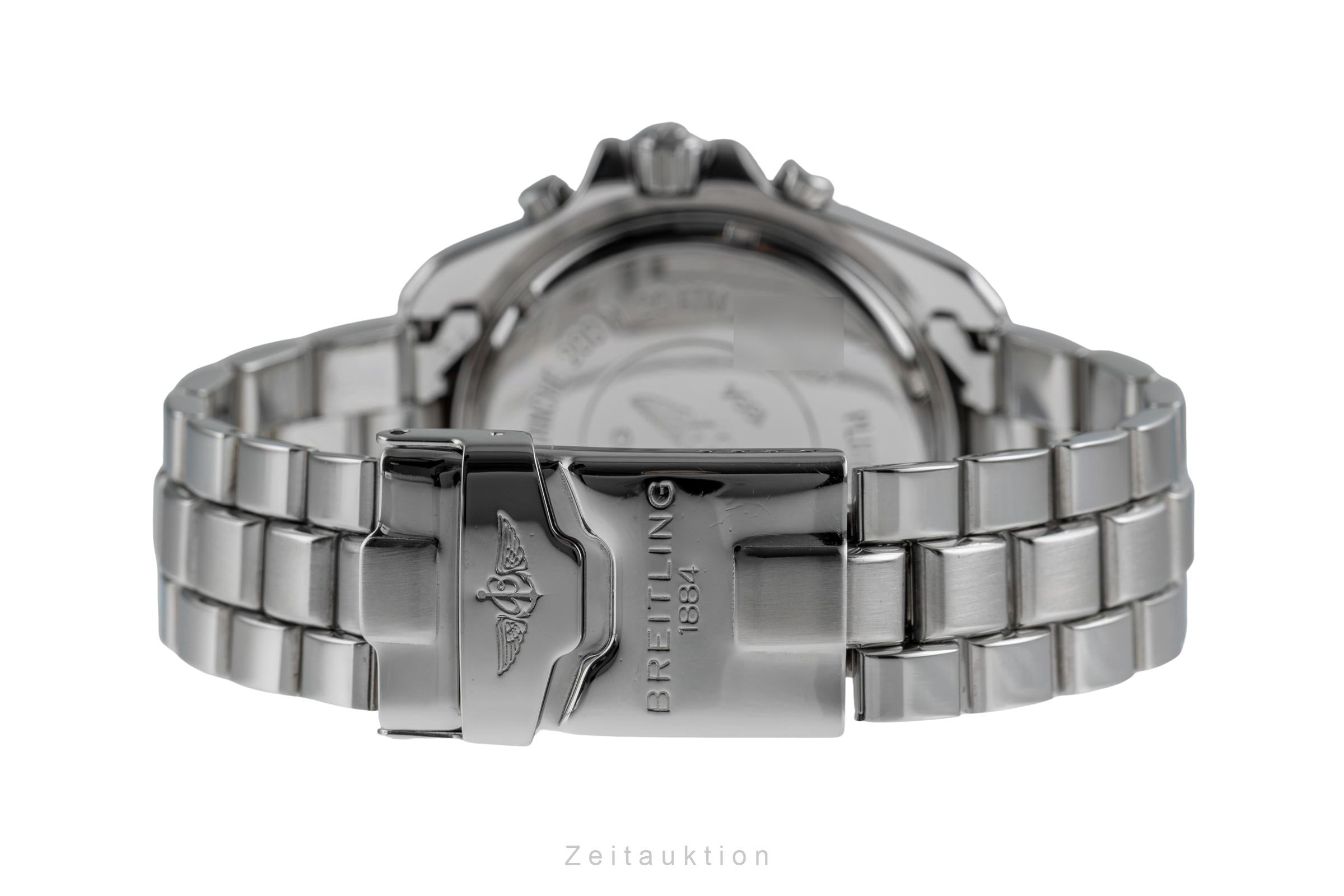 Breitling Pluton chronograph steel quartz Kal. B232 Ref. A51038