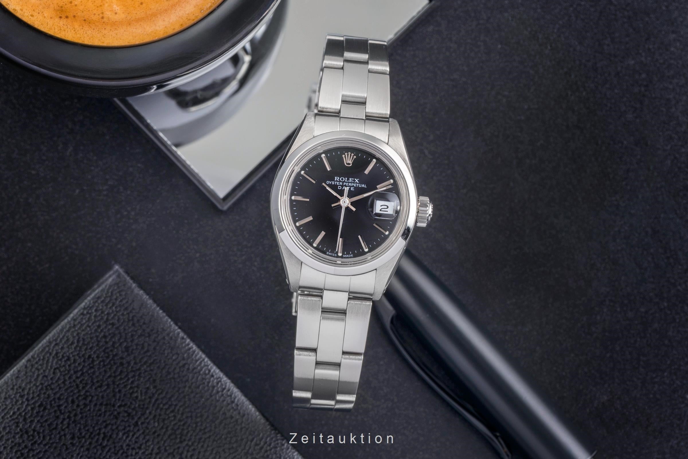 Rolex Date steel automatic women's watch 6916  [2502557]