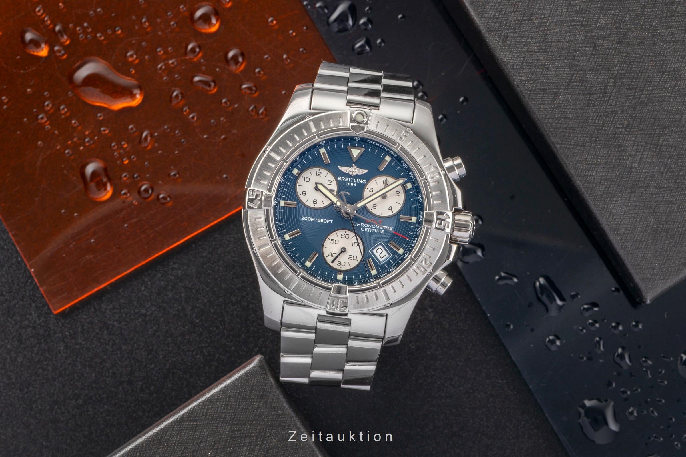 Breitling Colt Chronograph  acier quartz montre pour hommes A73380  [2502559]