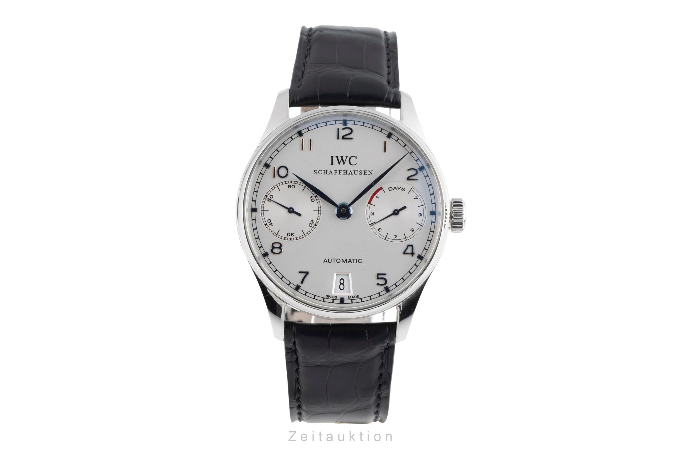 IWC Portugieser steel automatic men's watch IW500107 LP: 14000EUR  [2502561]