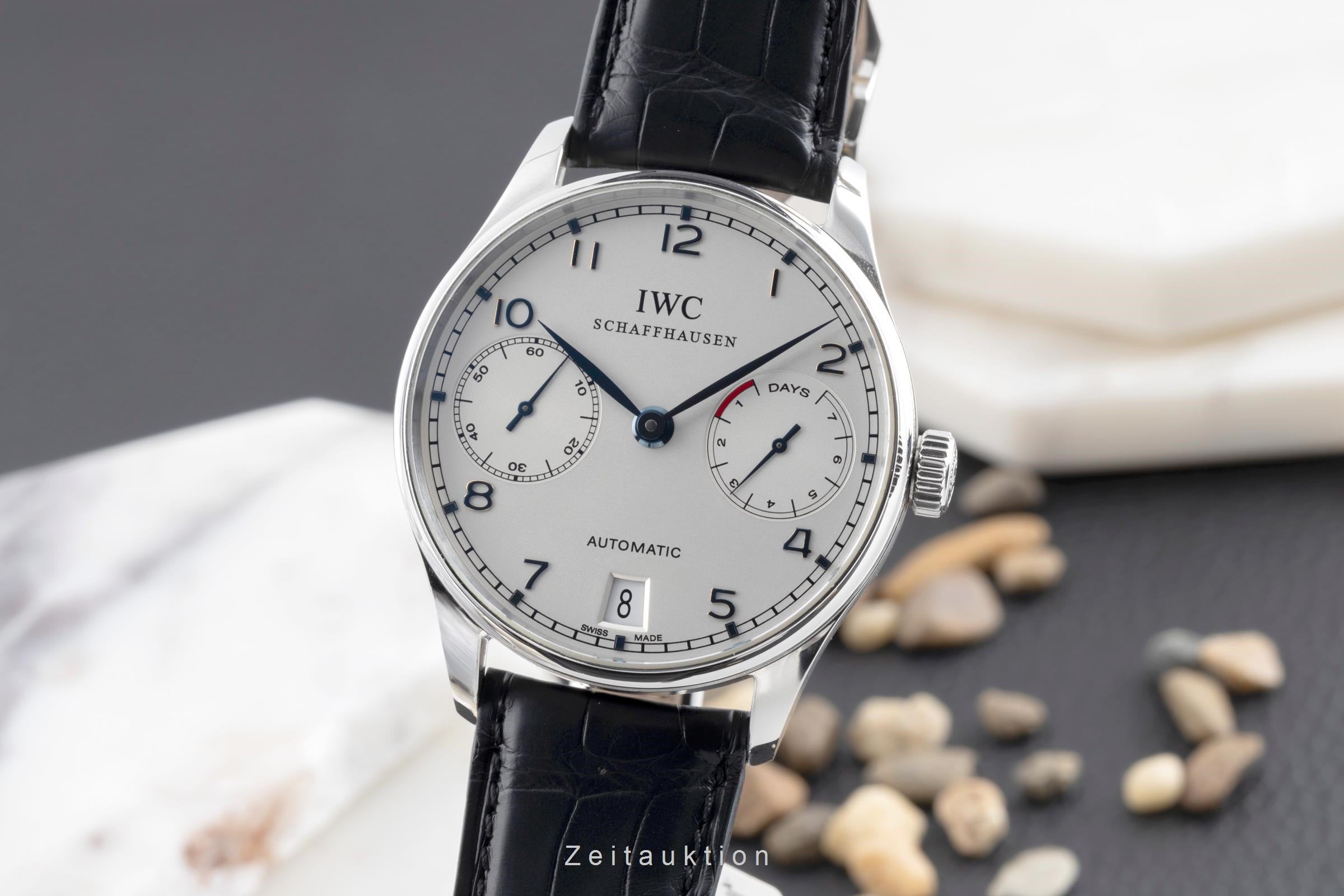 IWC Portugieser steel automatic men's watch IW500107 LP: 14000EUR  [2502561]