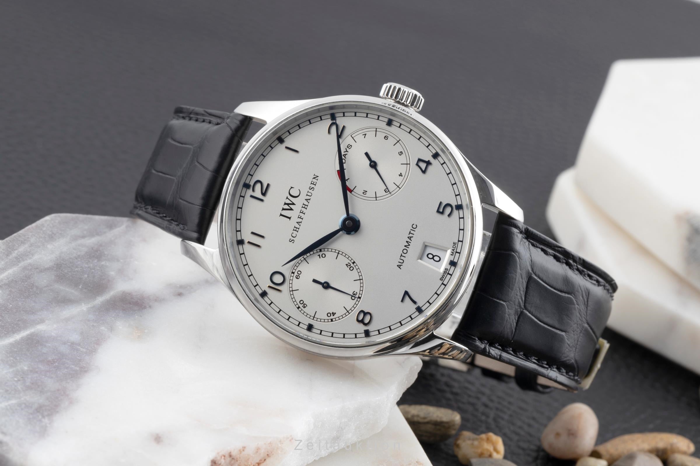 IWC Portugieser steel automatic men's watch IW500107 LP: 14000EUR  [2502561]