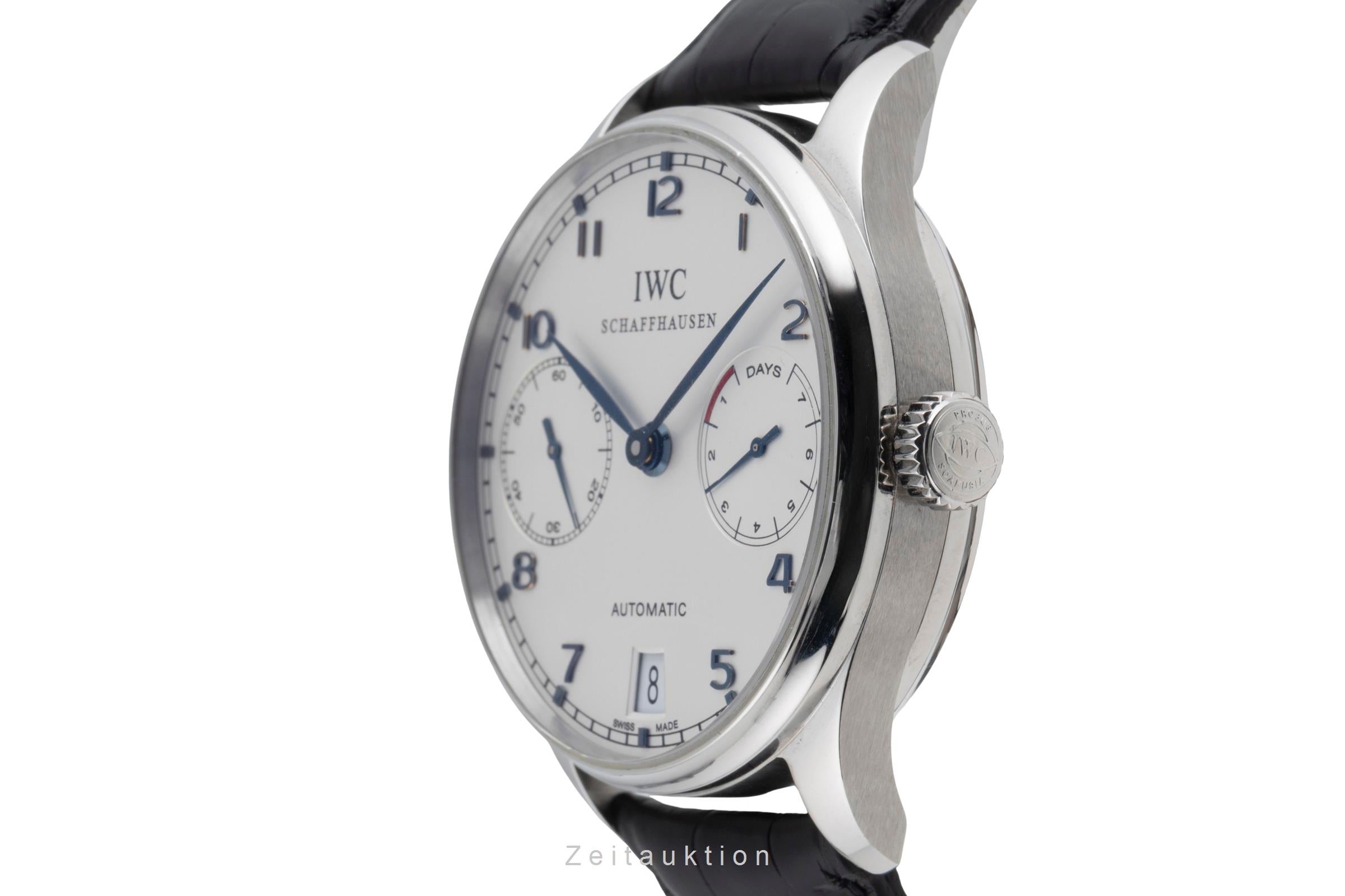 IWC Portugieser steel automatic men's watch IW500107 LP: 14000EUR  [2502561]