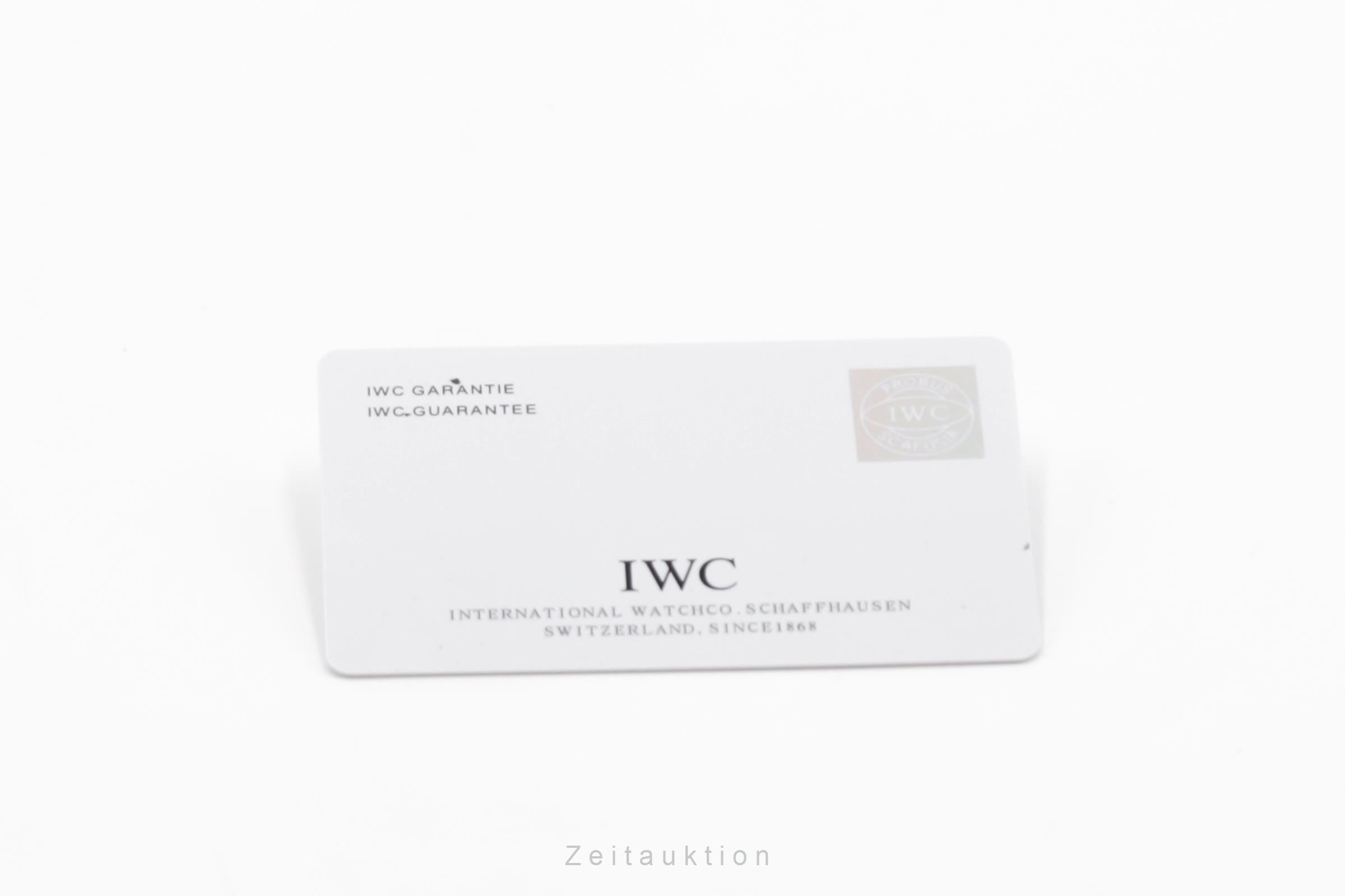 IWC Portugieser steel automatic men's watch IW500107 LP: 14000EUR  [2502561]