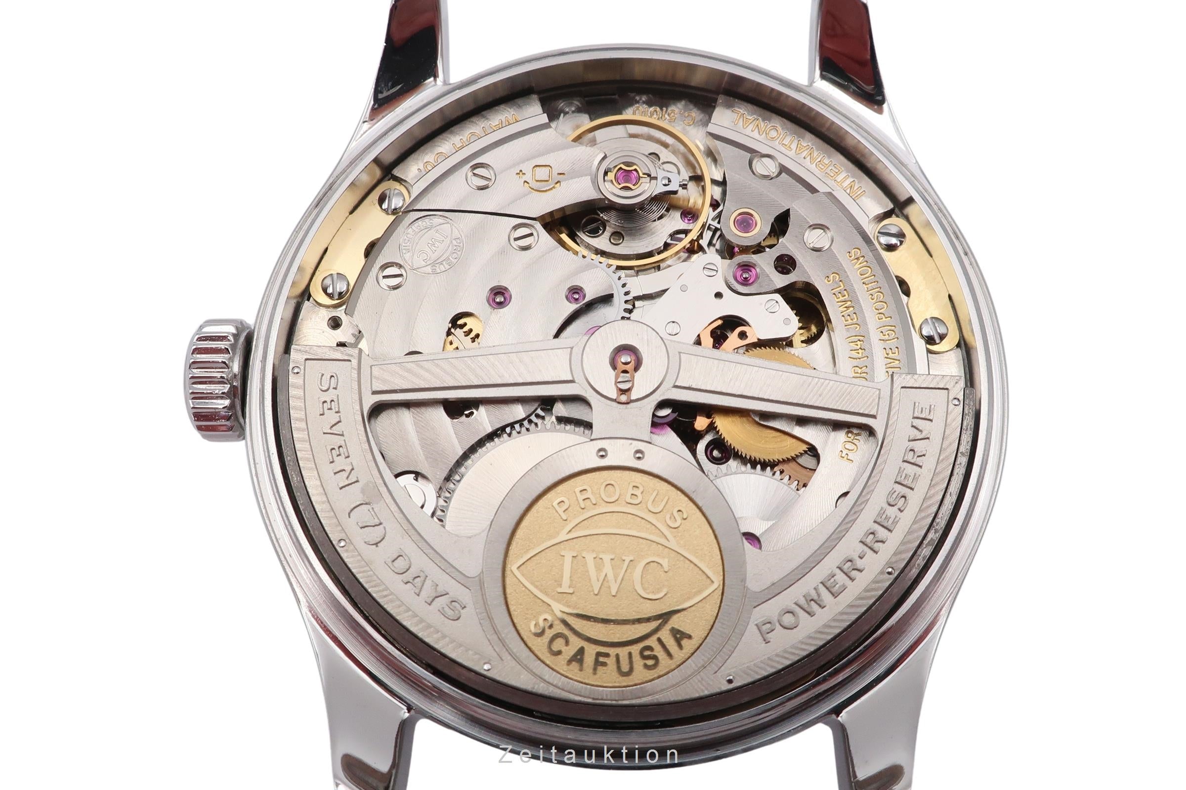 IWC Portugieser steel automatic men's watch IW500107 LP: 14000EUR  [2502561]