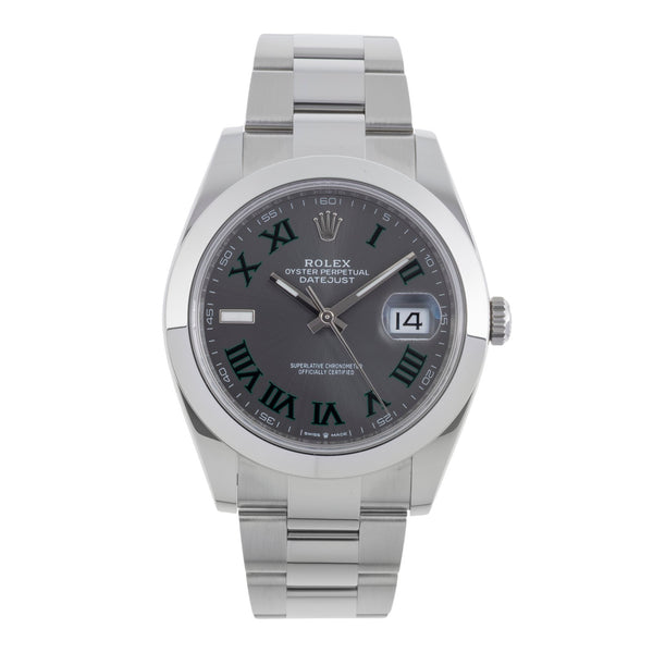 Rolex Datejust acciaio automatismo orologio da uomo 126300  [2502564]